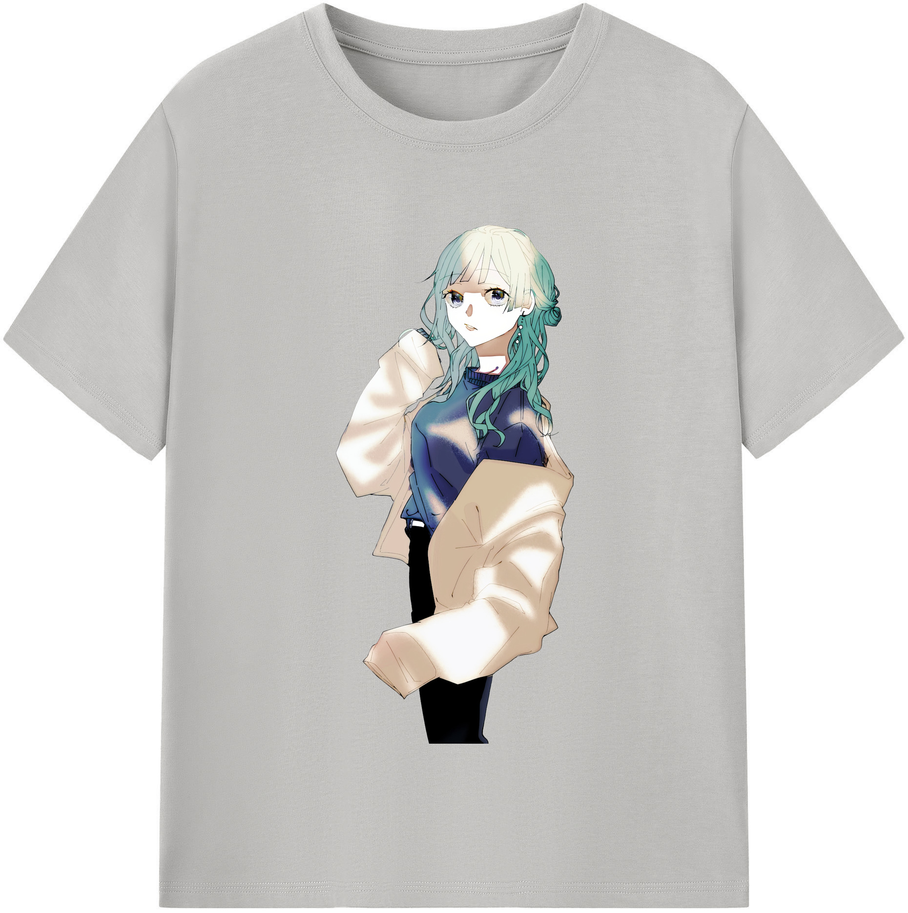 （画像用） 呪術廻戦 Jujutsu Kaisen レディースカジュアルプリントTシャツ（綿100％）