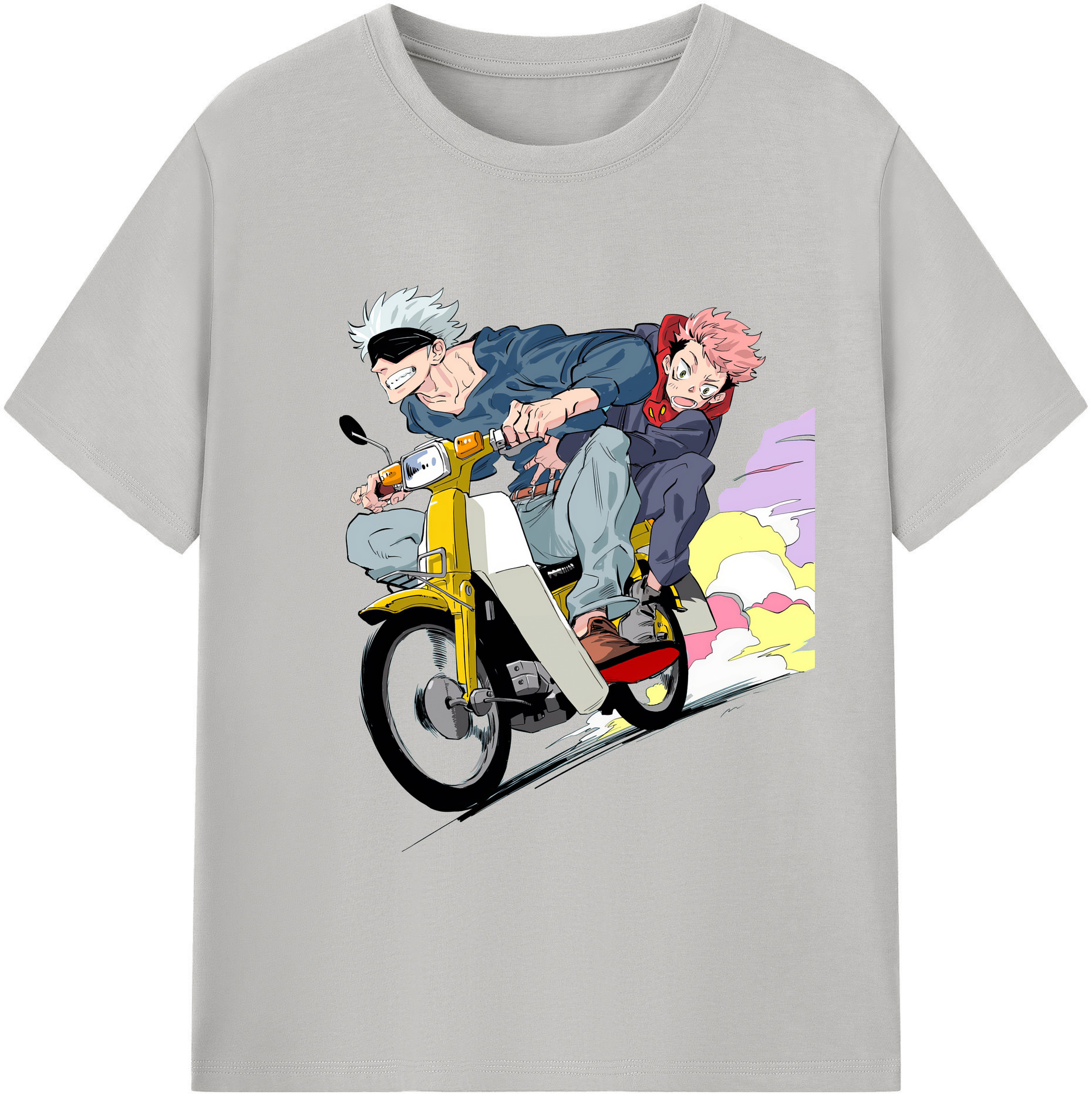 （画像用） 呪術廻戦 Jujutsu Kaisen レディースカジュアルプリントTシャツ（綿100％）