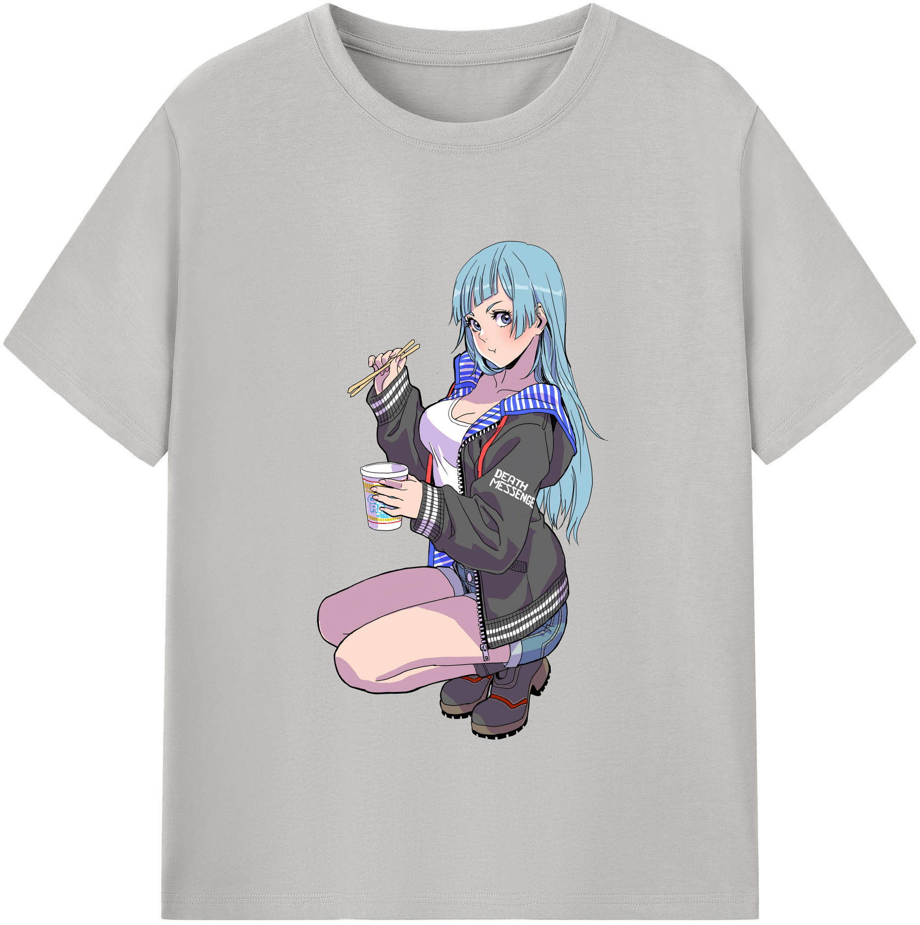 （画像用） 呪術廻戦 Jujutsu Kaisen レディースカジュアルプリントTシャツ（綿100％）