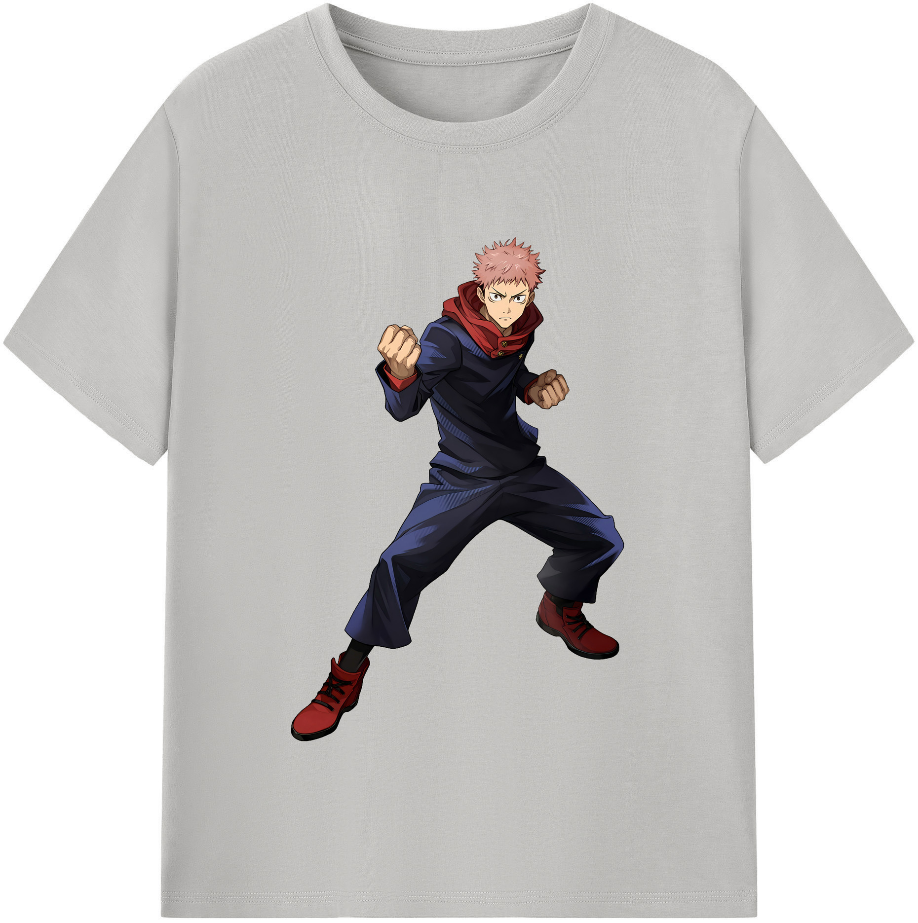 （画像用） 呪術廻戦 Jujutsu Kaisen レディースカジュアルプリントTシャツ（綿100％）