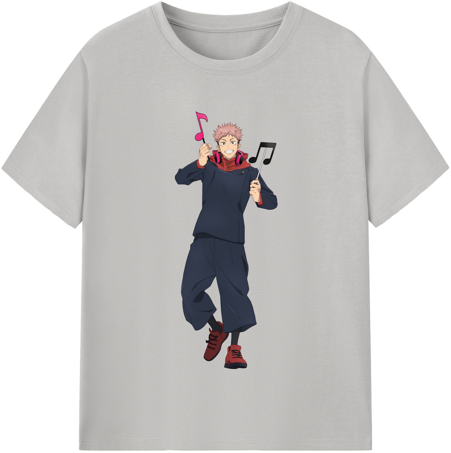 （画像用） 呪術廻戦 Jujutsu Kaisen レディースカジュアルプリントTシャツ（綿100％）