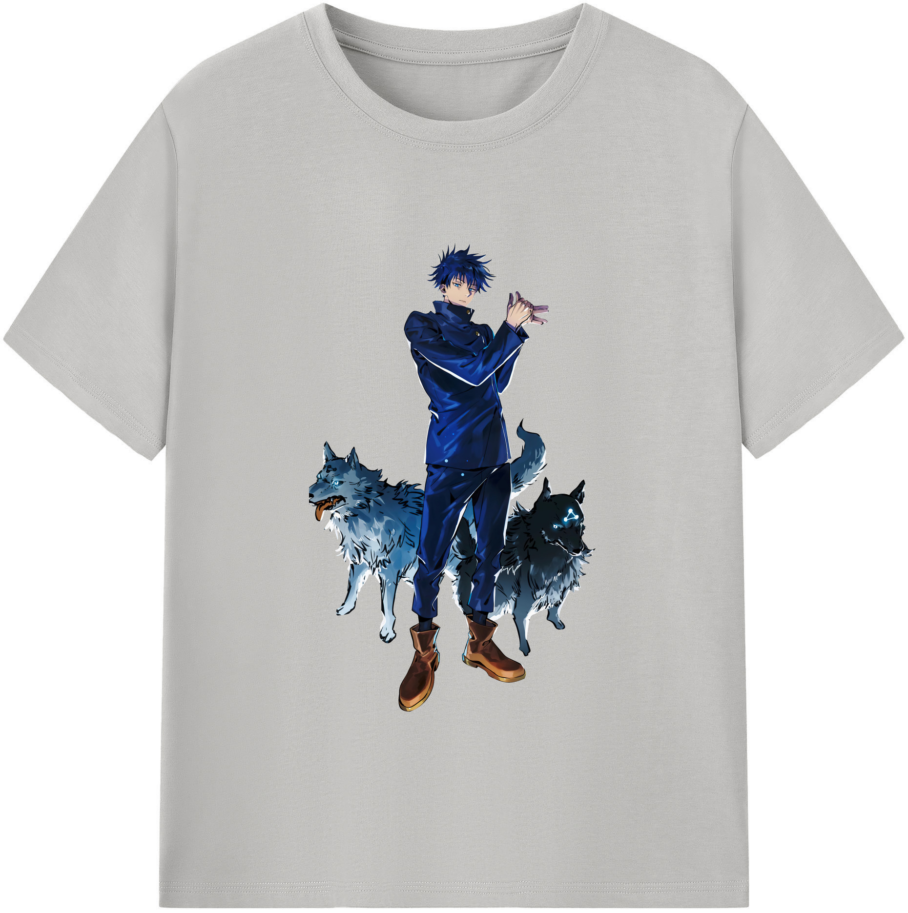 （画像用） 呪術廻戦 Jujutsu Kaisen レディースカジュアルプリントTシャツ（綿100％）