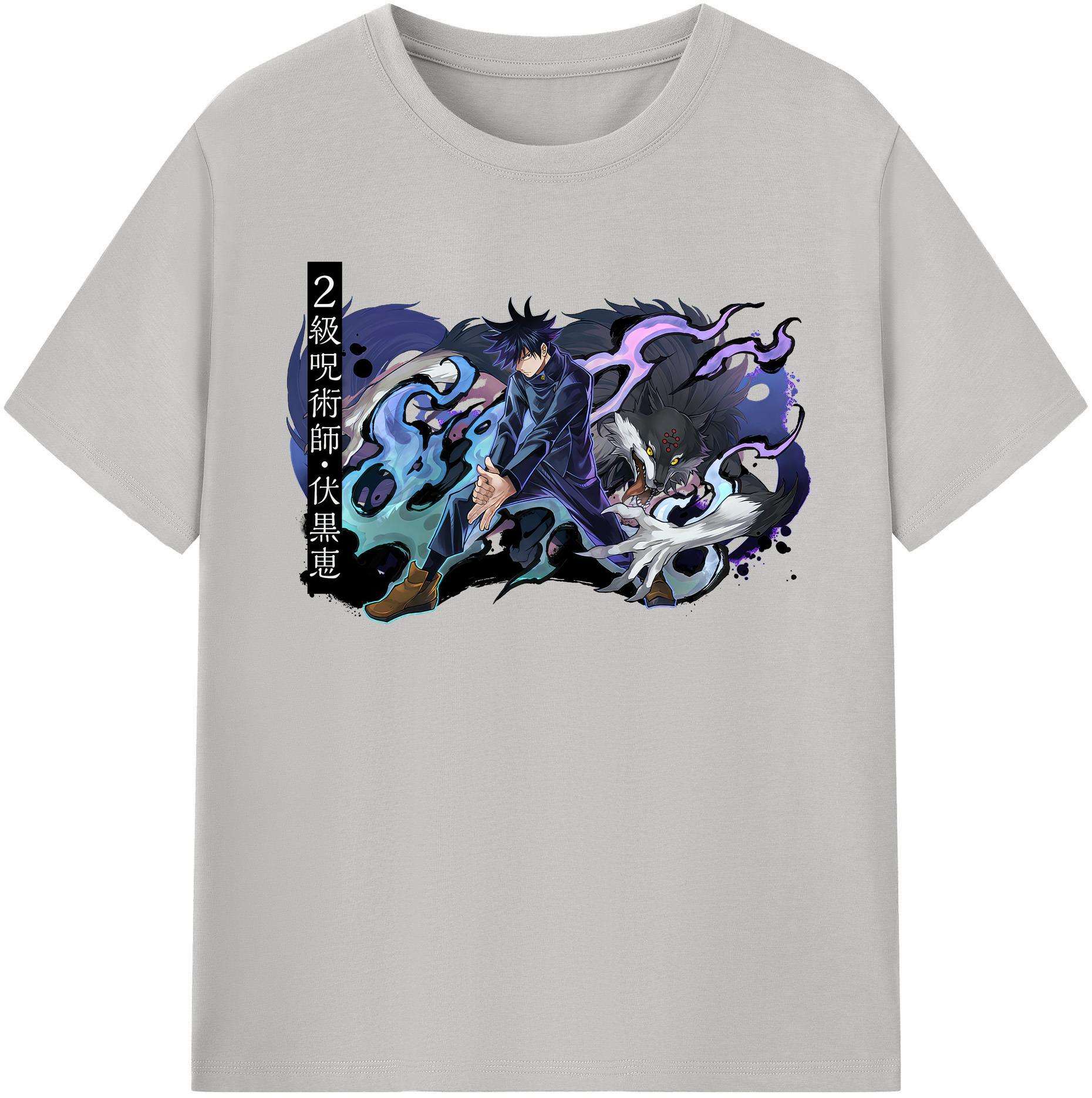 （画像用） 呪術廻戦 Jujutsu Kaisen レディースカジュアルプリントTシャツ（綿100％）