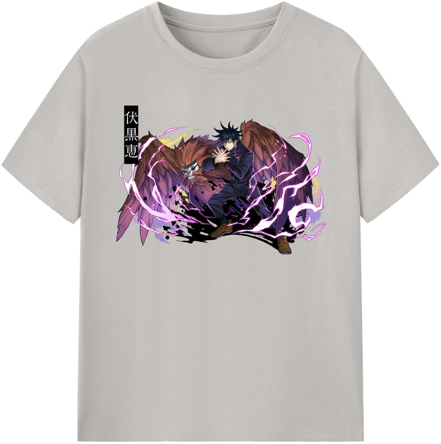 （画像用） 呪術廻戦 Jujutsu Kaisen レディースカジュアルプリントTシャツ（綿100％）