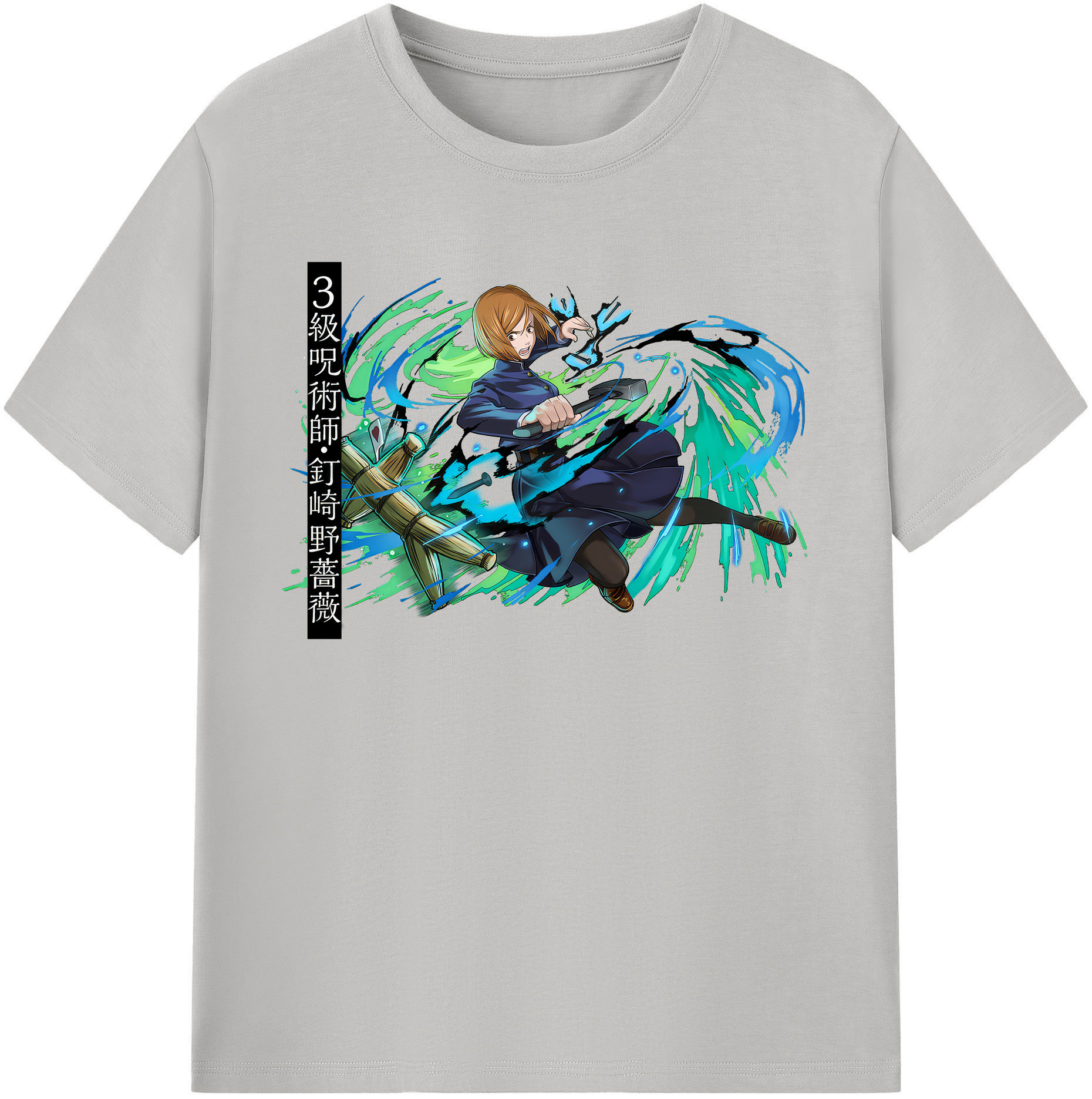 （画像用） 呪術廻戦 Jujutsu Kaisen レディースカジュアルプリントTシャツ（綿100％）