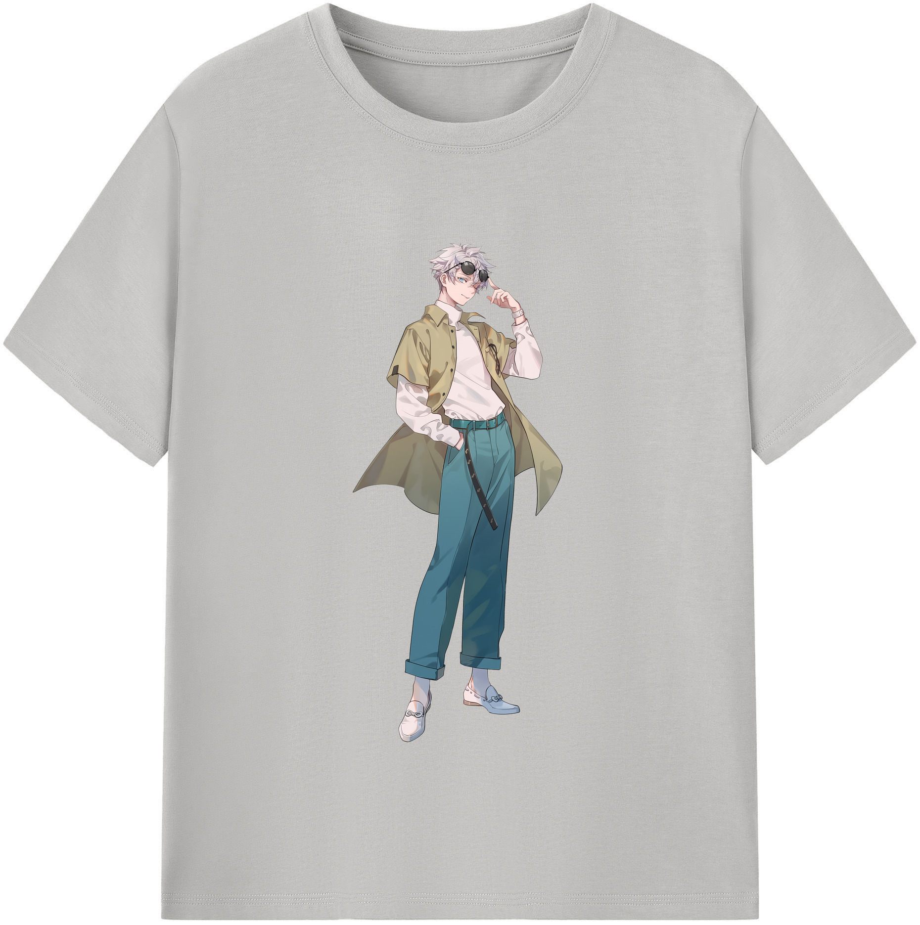 （画像用） 呪術廻戦 Jujutsu Kaisen レディースカジュアルプリントTシャツ（綿100％）