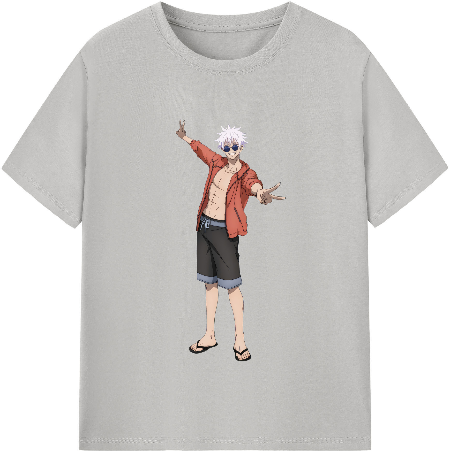 （画像用） 呪術廻戦 Jujutsu Kaisen レディースカジュアルプリントTシャツ（綿100％）