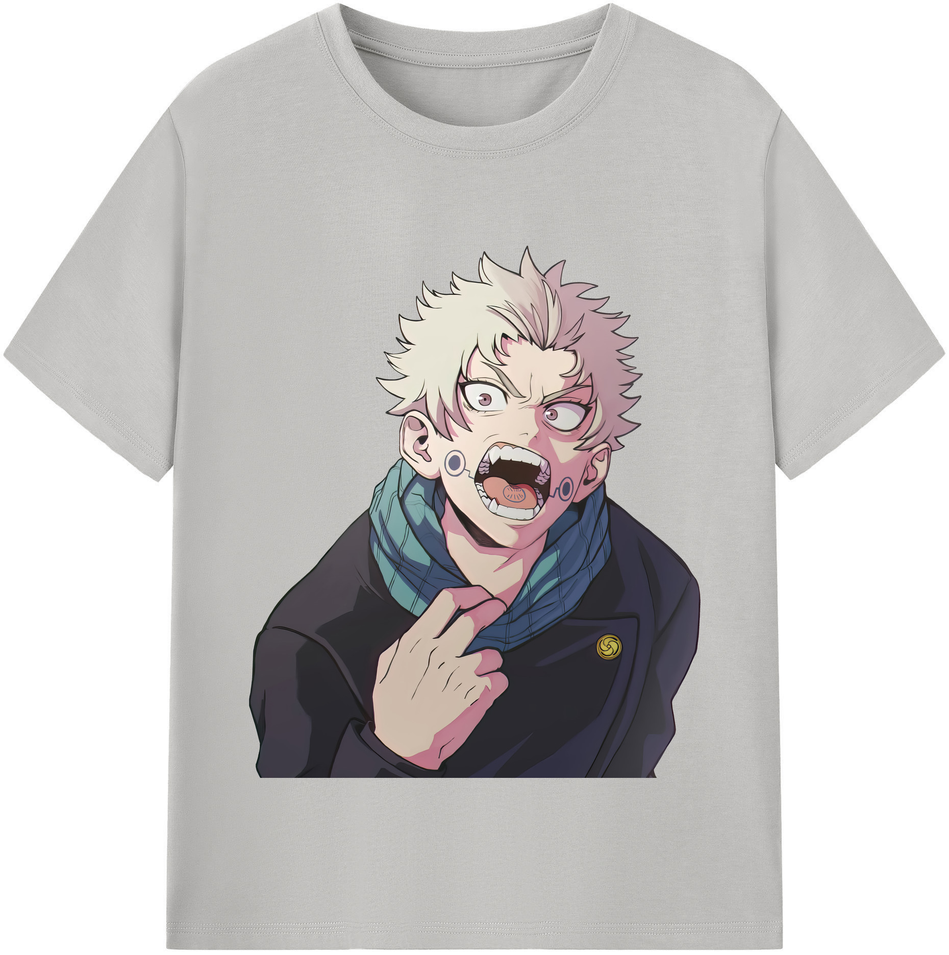 （画像用） 呪術廻戦 Jujutsu Kaisen レディースカジュアルプリントTシャツ（綿100％）