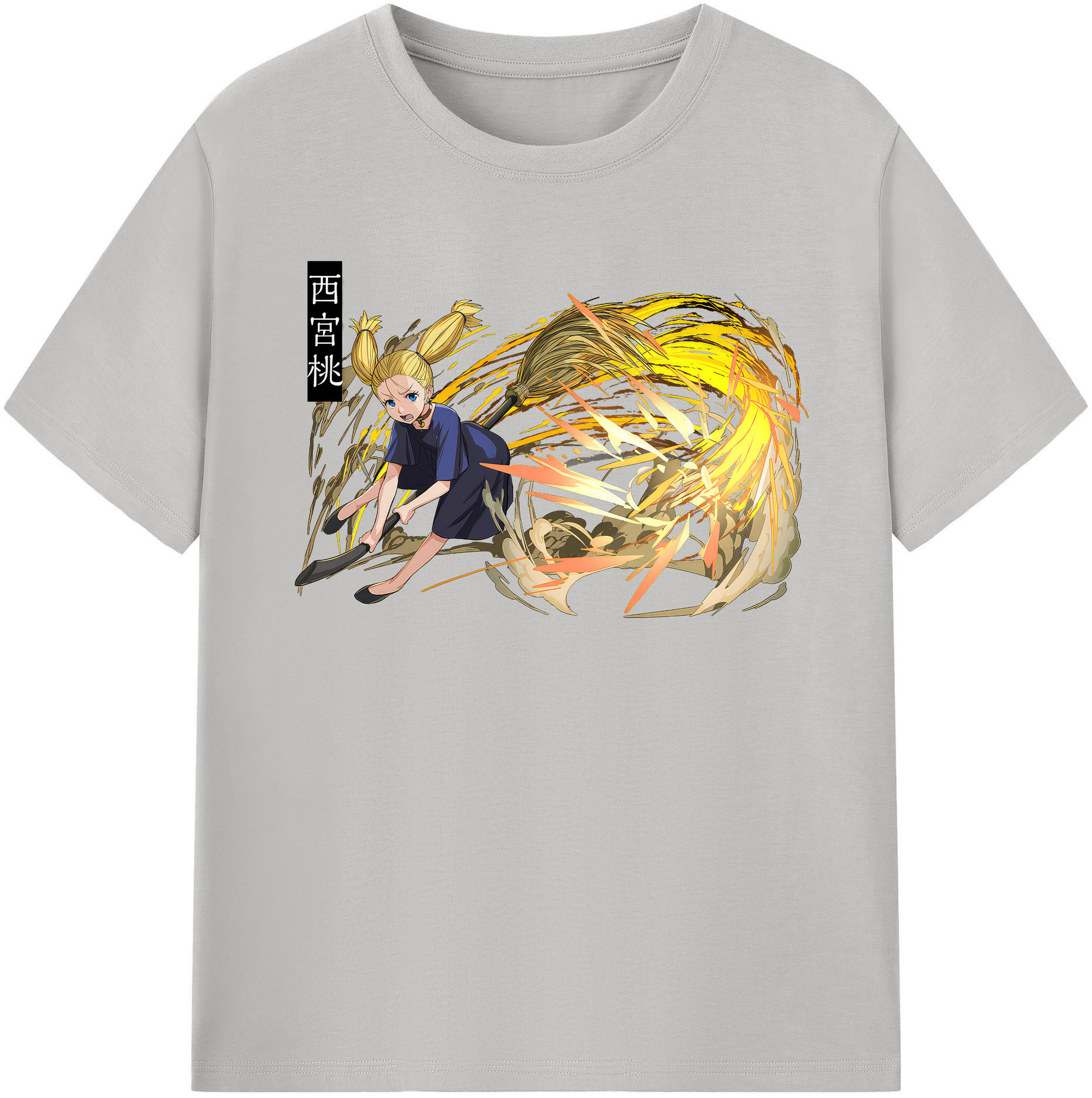（画像用） 呪術廻戦 Jujutsu Kaisen レディースカジュアルプリントTシャツ（綿100％）