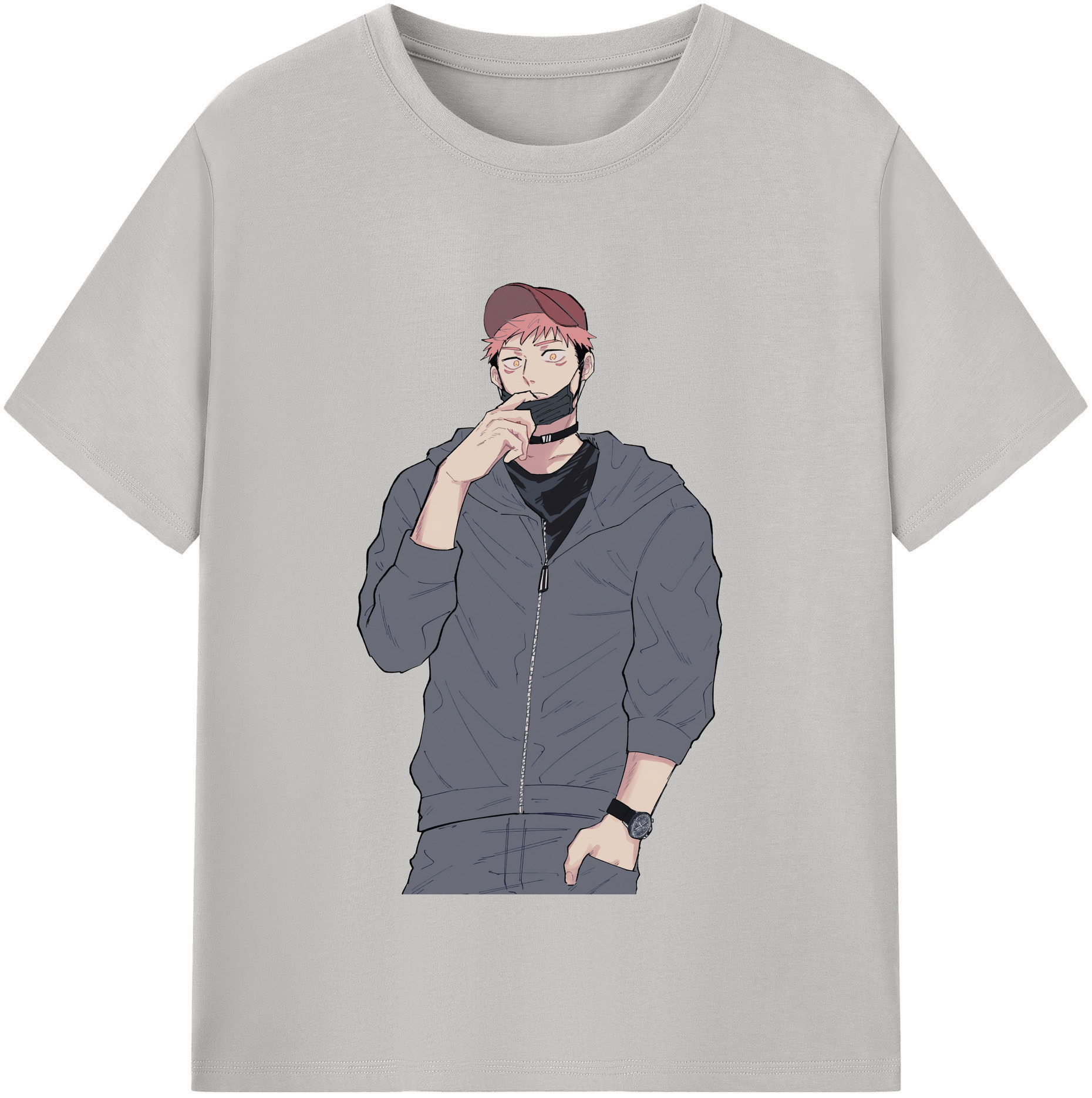 （画像用） 呪術廻戦 Jujutsu Kaisen レディースカジュアルプリントTシャツ（綿100％）