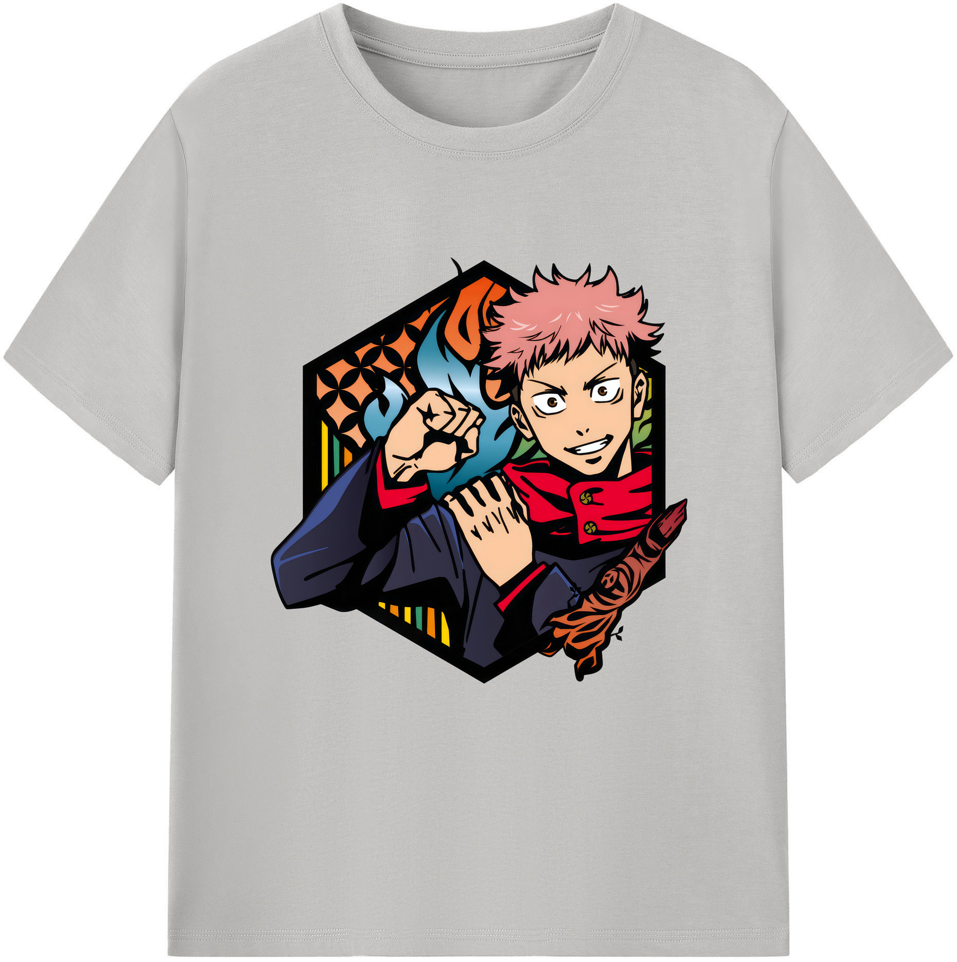 （画像用） 呪術廻戦 Jujutsu Kaisen レディースカジュアルプリントTシャツ（綿100％）