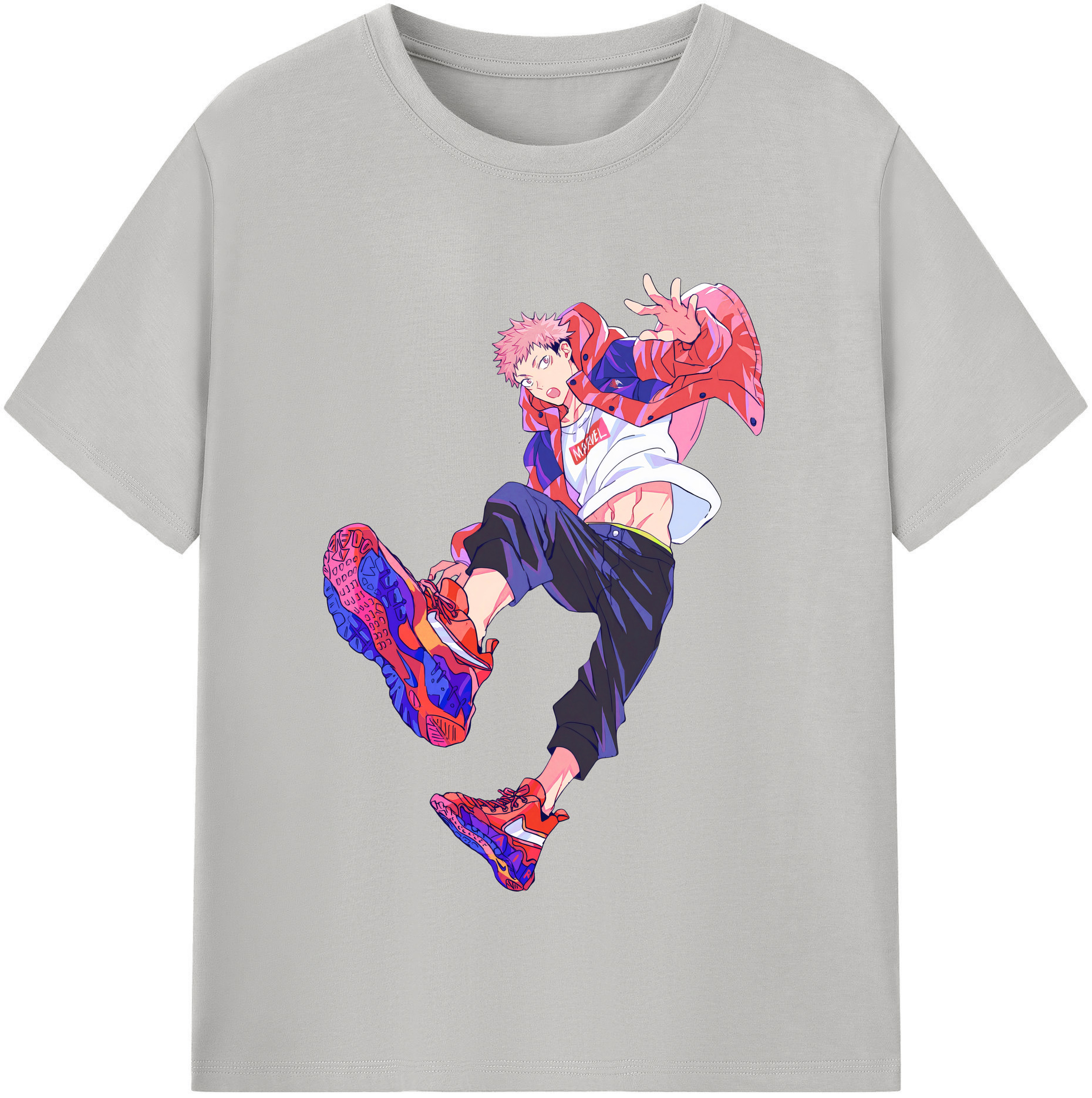 （画像用） 呪術廻戦 Jujutsu Kaisen レディースカジュアルプリントTシャツ（綿100％）