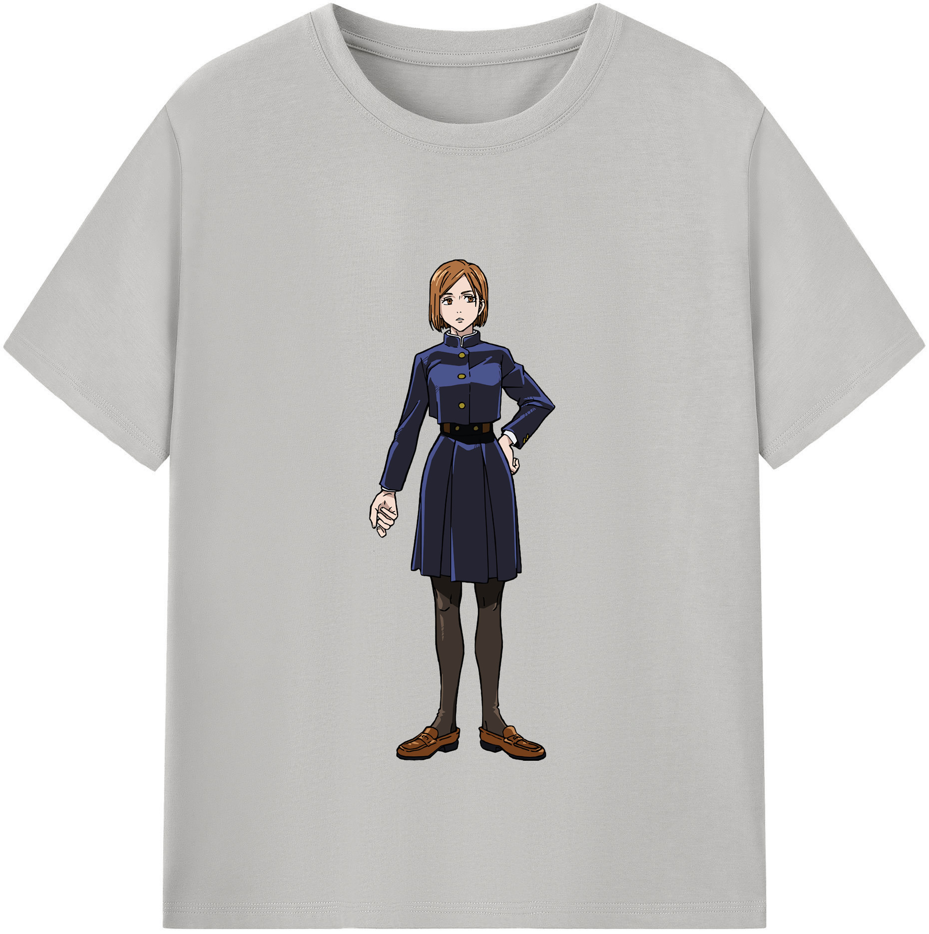 （画像用） 呪術廻戦 Jujutsu Kaisen レディースカジュアルプリントTシャツ（綿100％）
