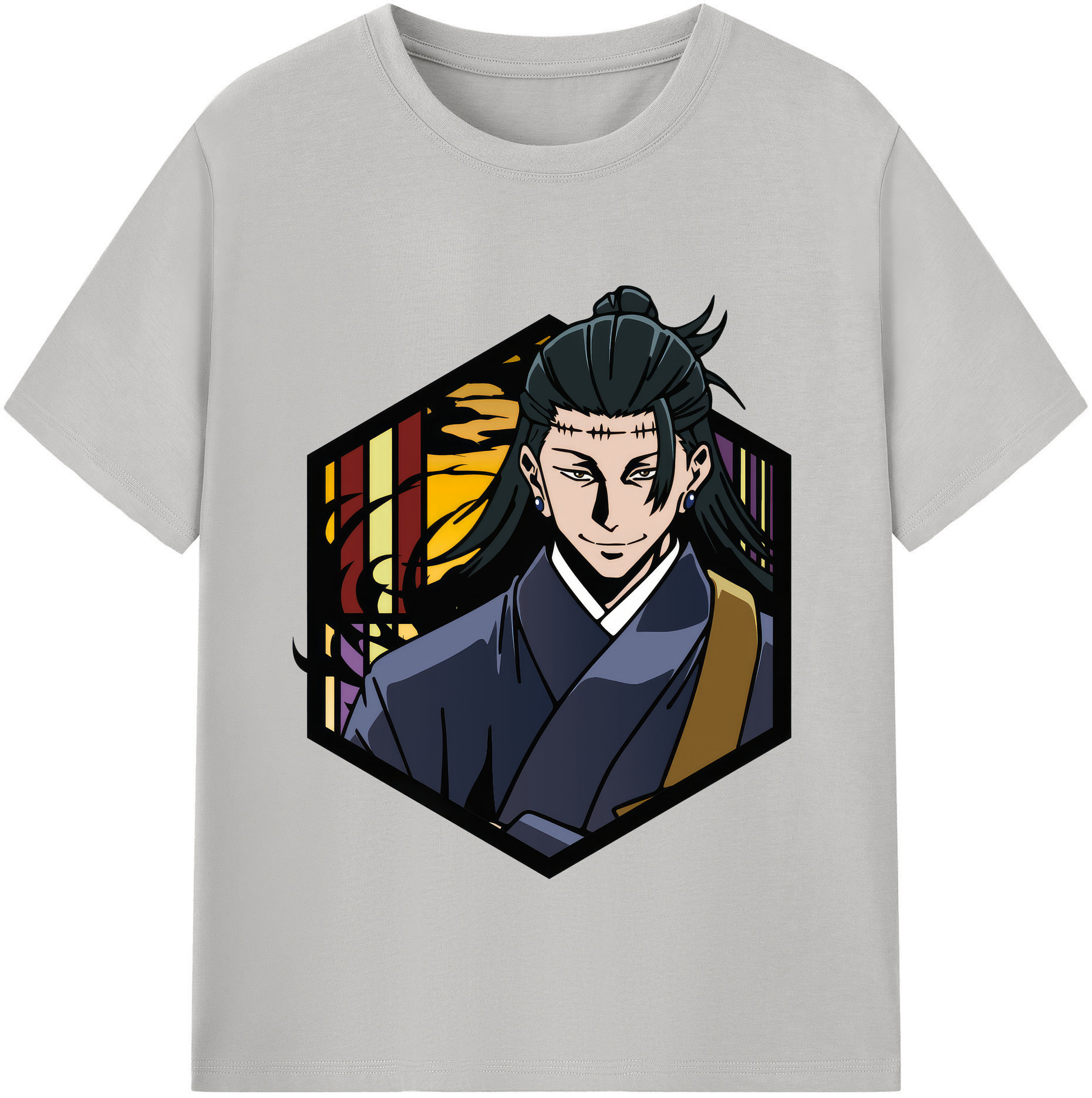 （画像用） 呪術廻戦 Jujutsu Kaisen レディースカジュアルプリントTシャツ（綿100％）