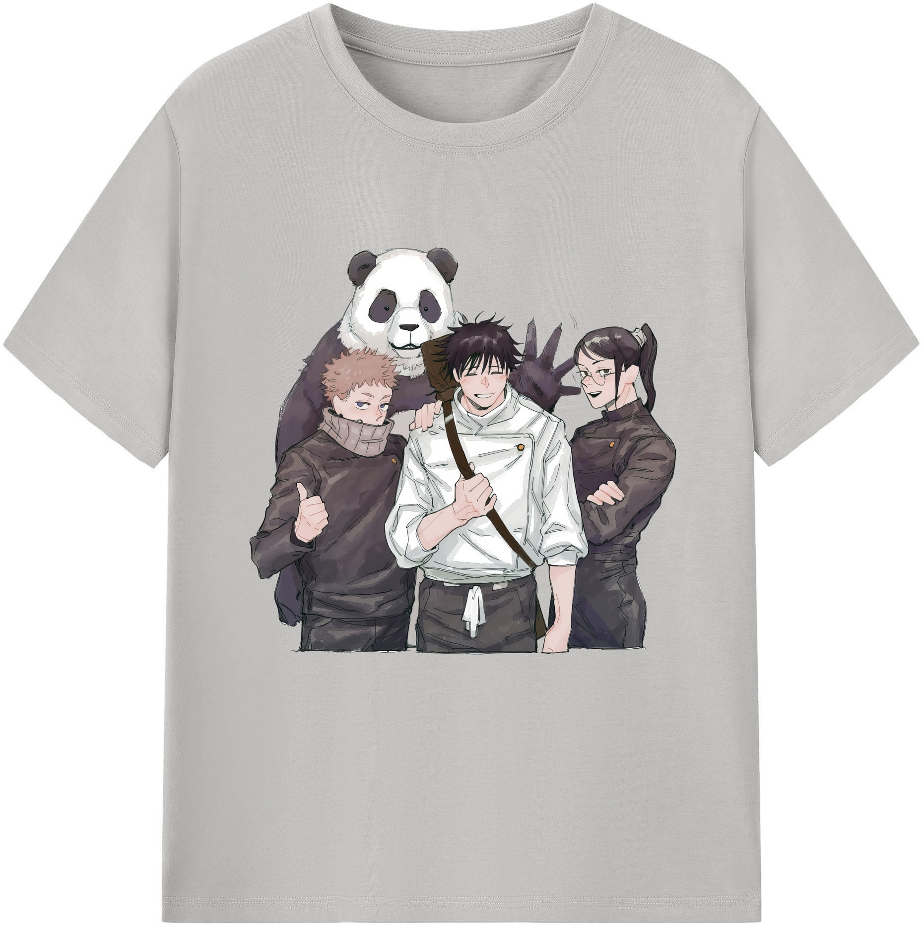 （画像用） 呪術廻戦 Jujutsu Kaisen レディースカジュアルプリントTシャツ（綿100％）