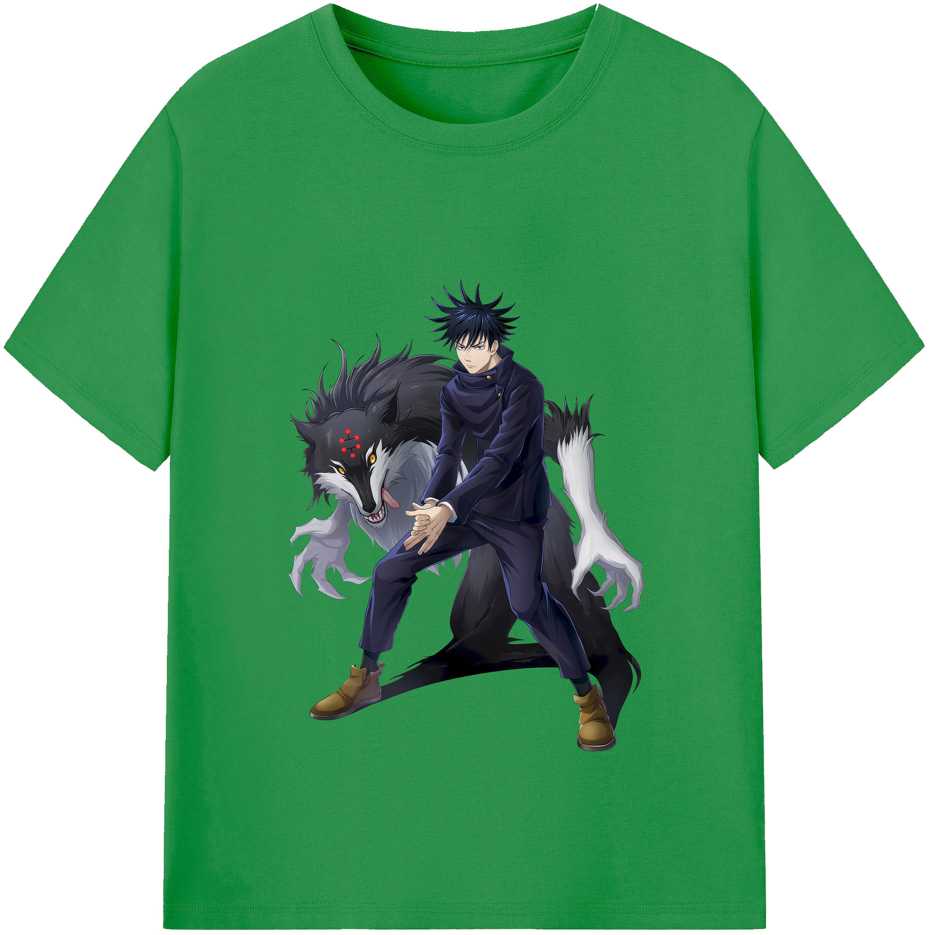 （画像用） 呪術廻戦 Jujutsu Kaisen レディースカジュアルプリントTシャツ（綿100％）