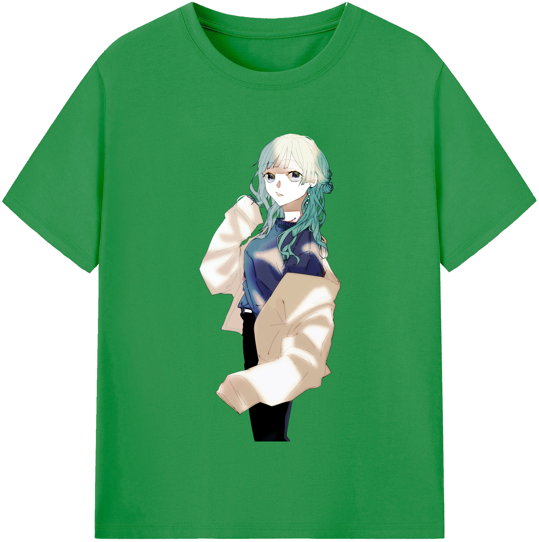 （画像用） 呪術廻戦 Jujutsu Kaisen レディースカジュアルプリントTシャツ（綿100％）