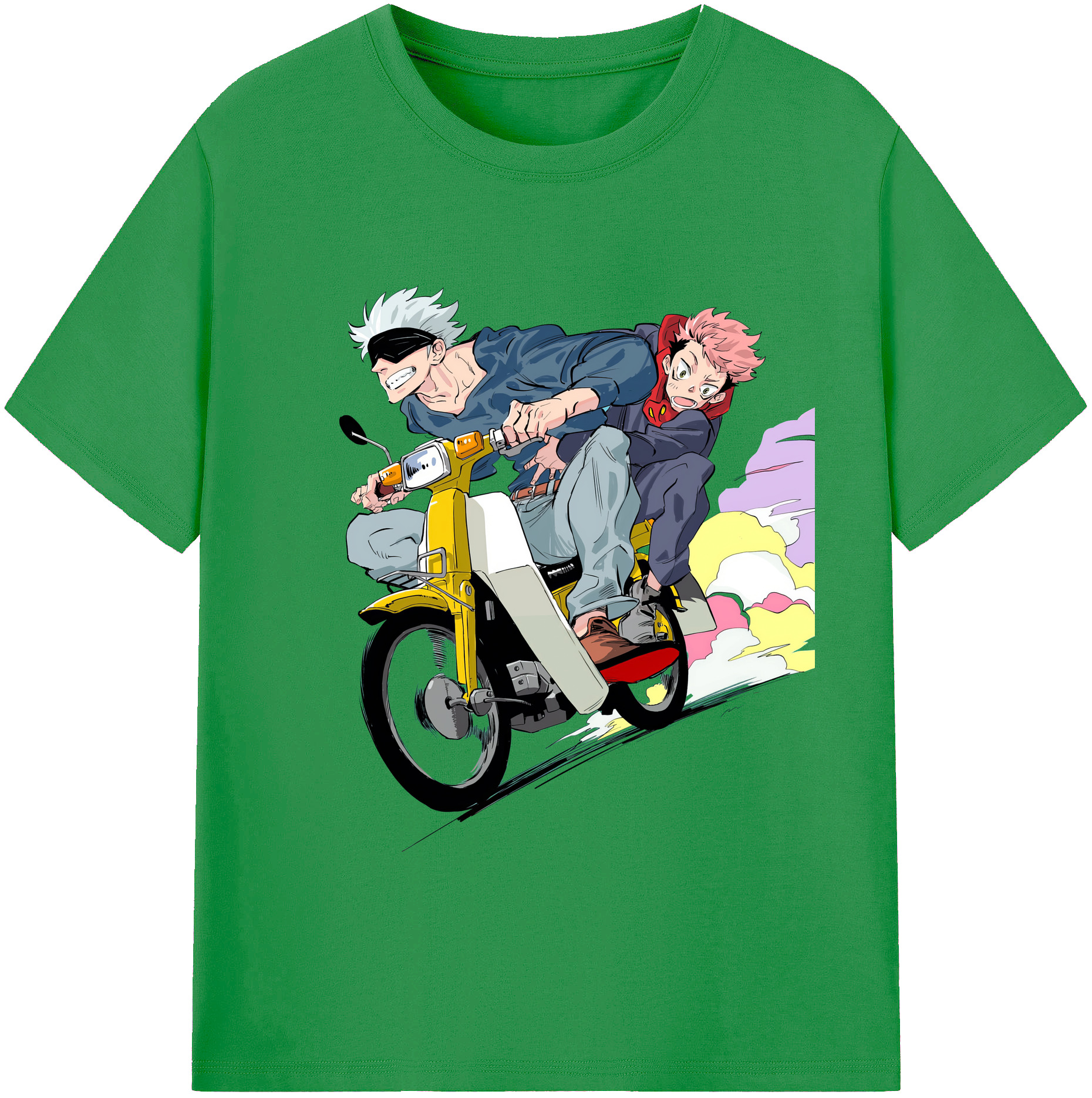 （画像用） 呪術廻戦 Jujutsu Kaisen レディースカジュアルプリントTシャツ（綿100％）