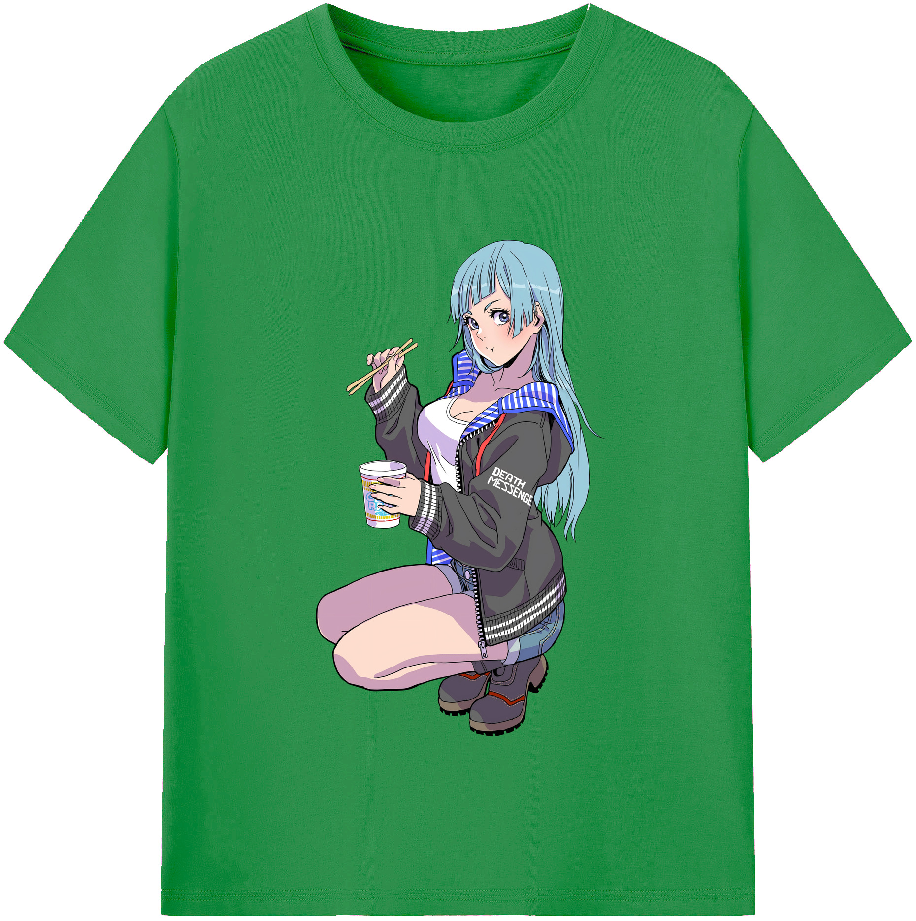 （画像用） 呪術廻戦 Jujutsu Kaisen レディースカジュアルプリントTシャツ（綿100％）