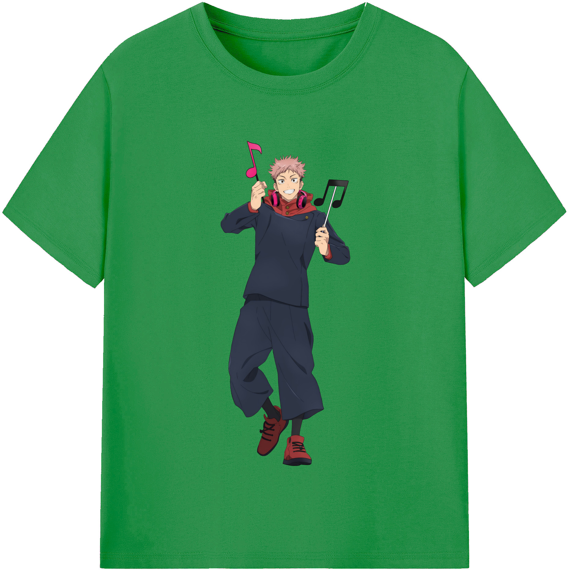 （画像用） 呪術廻戦 Jujutsu Kaisen レディースカジュアルプリントTシャツ（綿100％）