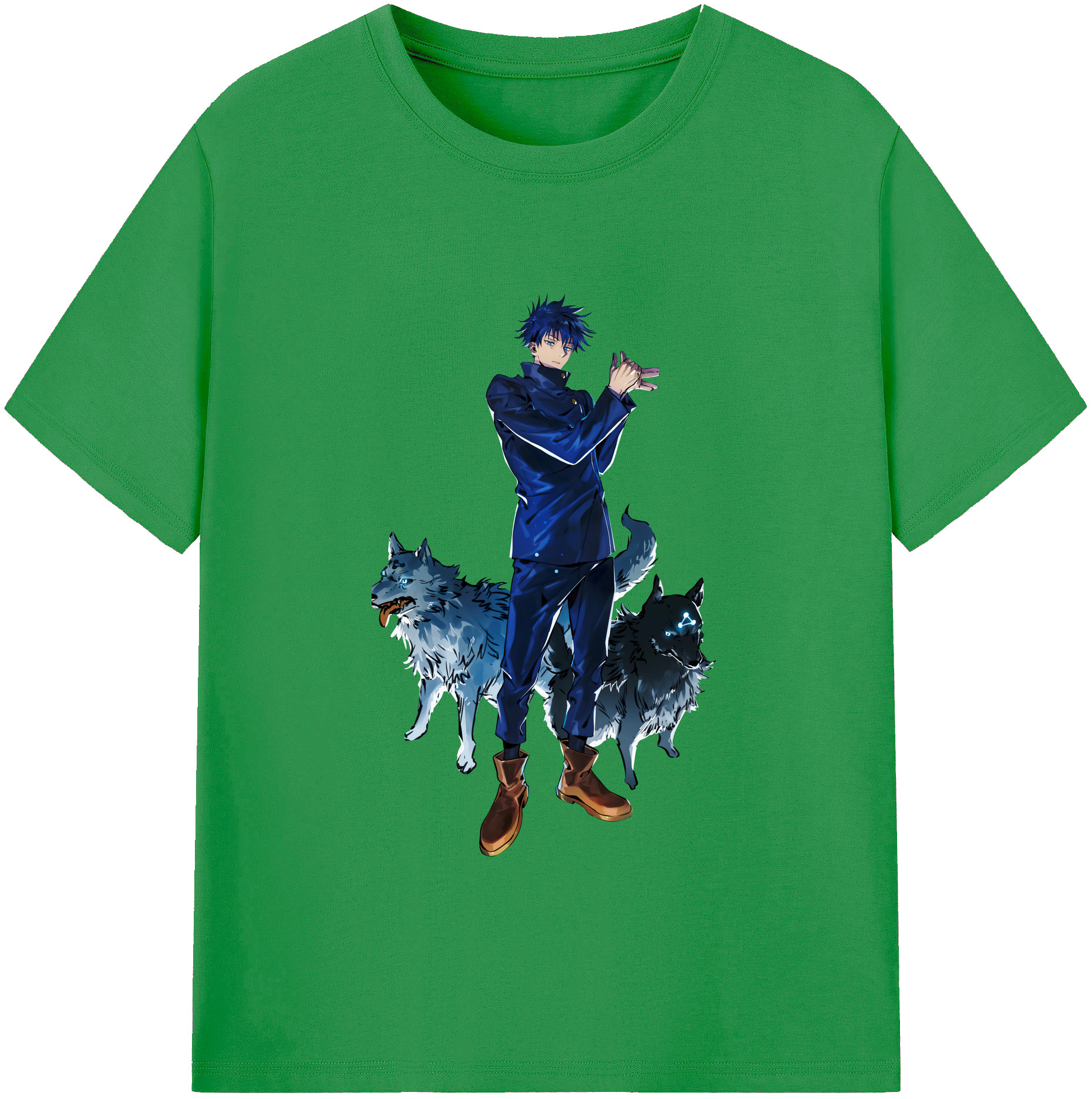 （画像用） 呪術廻戦 Jujutsu Kaisen レディースカジュアルプリントTシャツ（綿100％）
