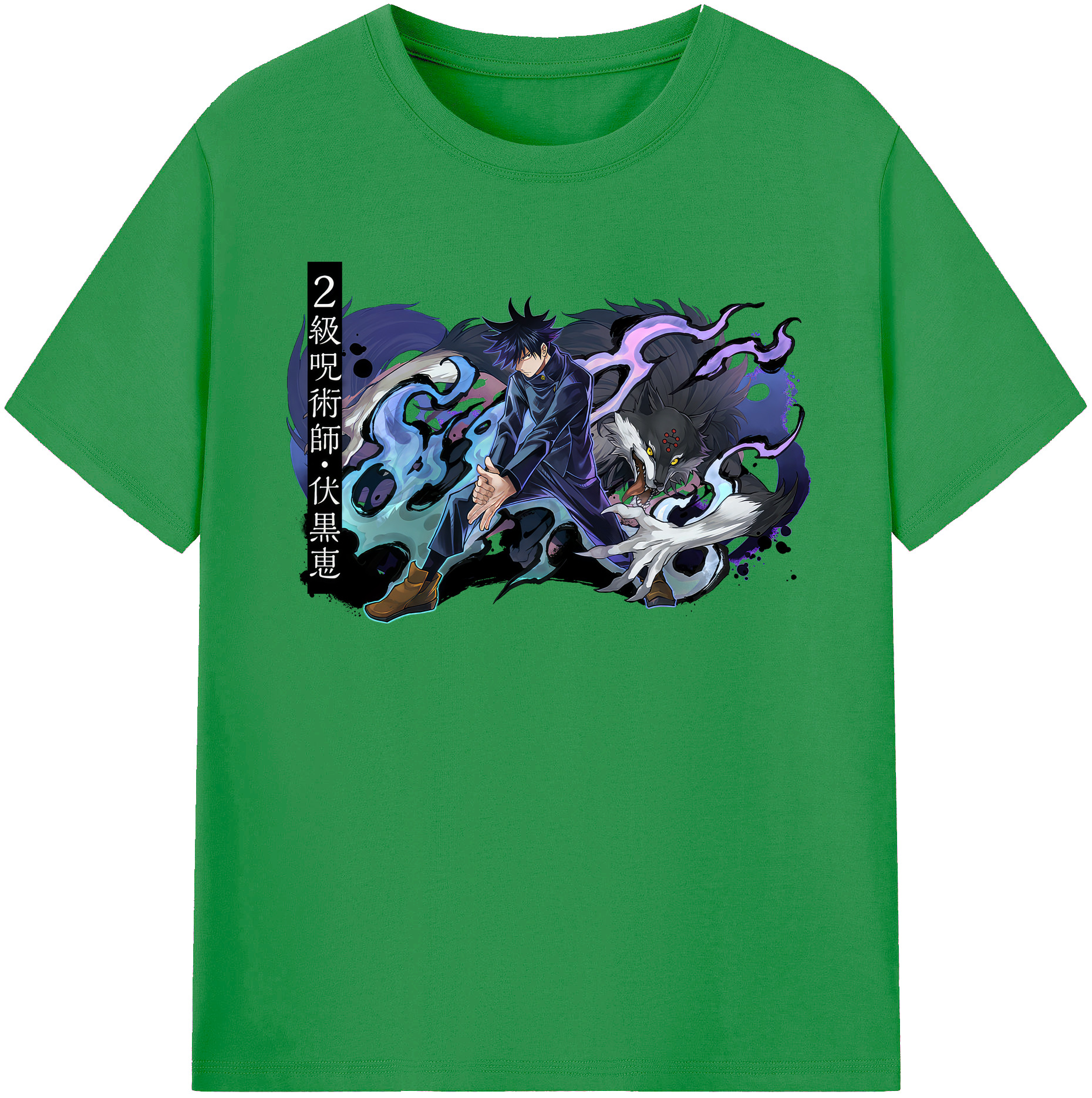 （画像用） 呪術廻戦 Jujutsu Kaisen レディースカジュアルプリントTシャツ（綿100％）