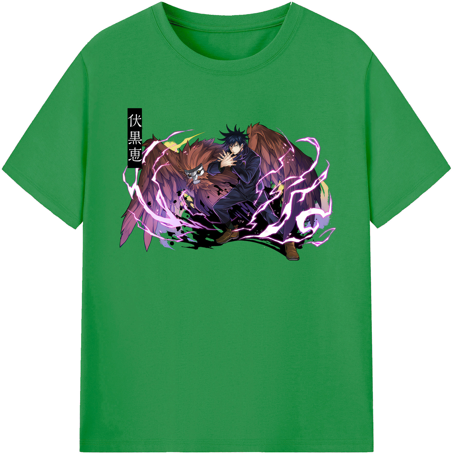 （画像用） 呪術廻戦 Jujutsu Kaisen レディースカジュアルプリントTシャツ（綿100％）