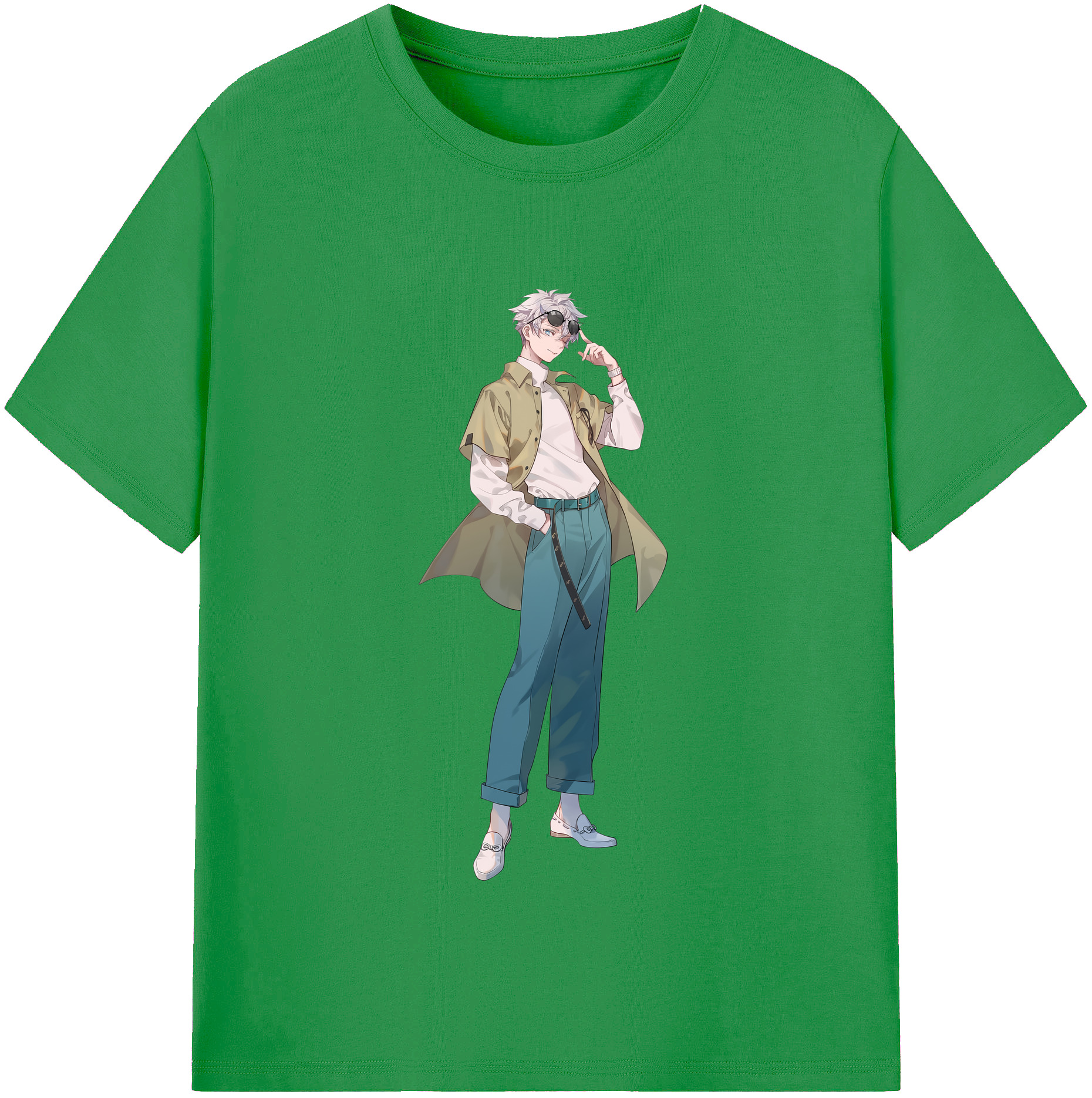 （画像用） 呪術廻戦 Jujutsu Kaisen レディースカジュアルプリントTシャツ（綿100％）
