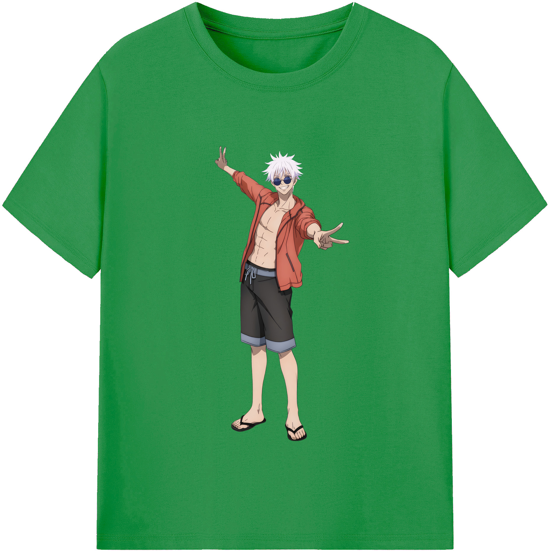（画像用） 呪術廻戦 Jujutsu Kaisen レディースカジュアルプリントTシャツ（綿100％）