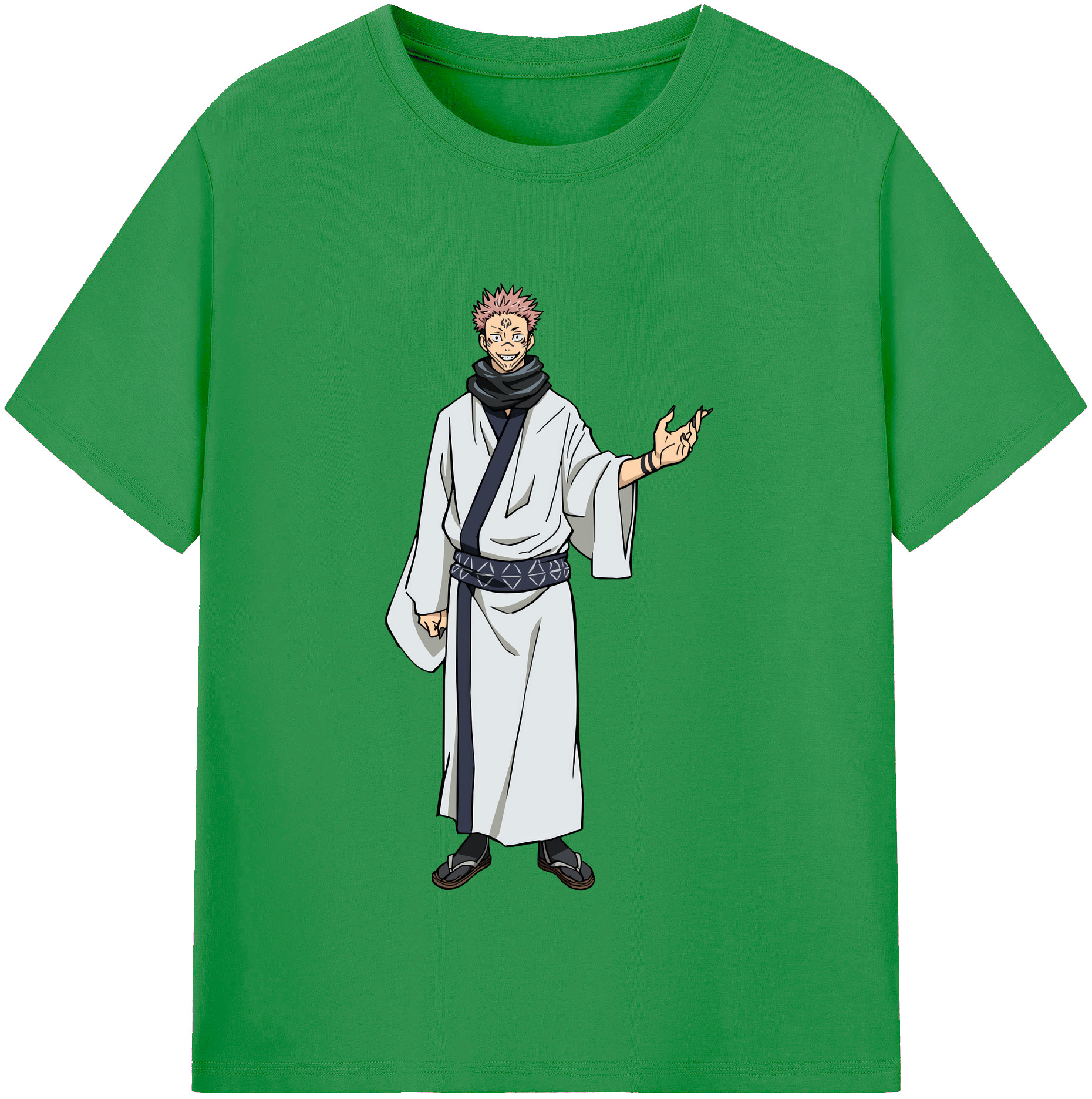 （画像用） 呪術廻戦 Jujutsu Kaisen レディースカジュアルプリントTシャツ（綿100％）