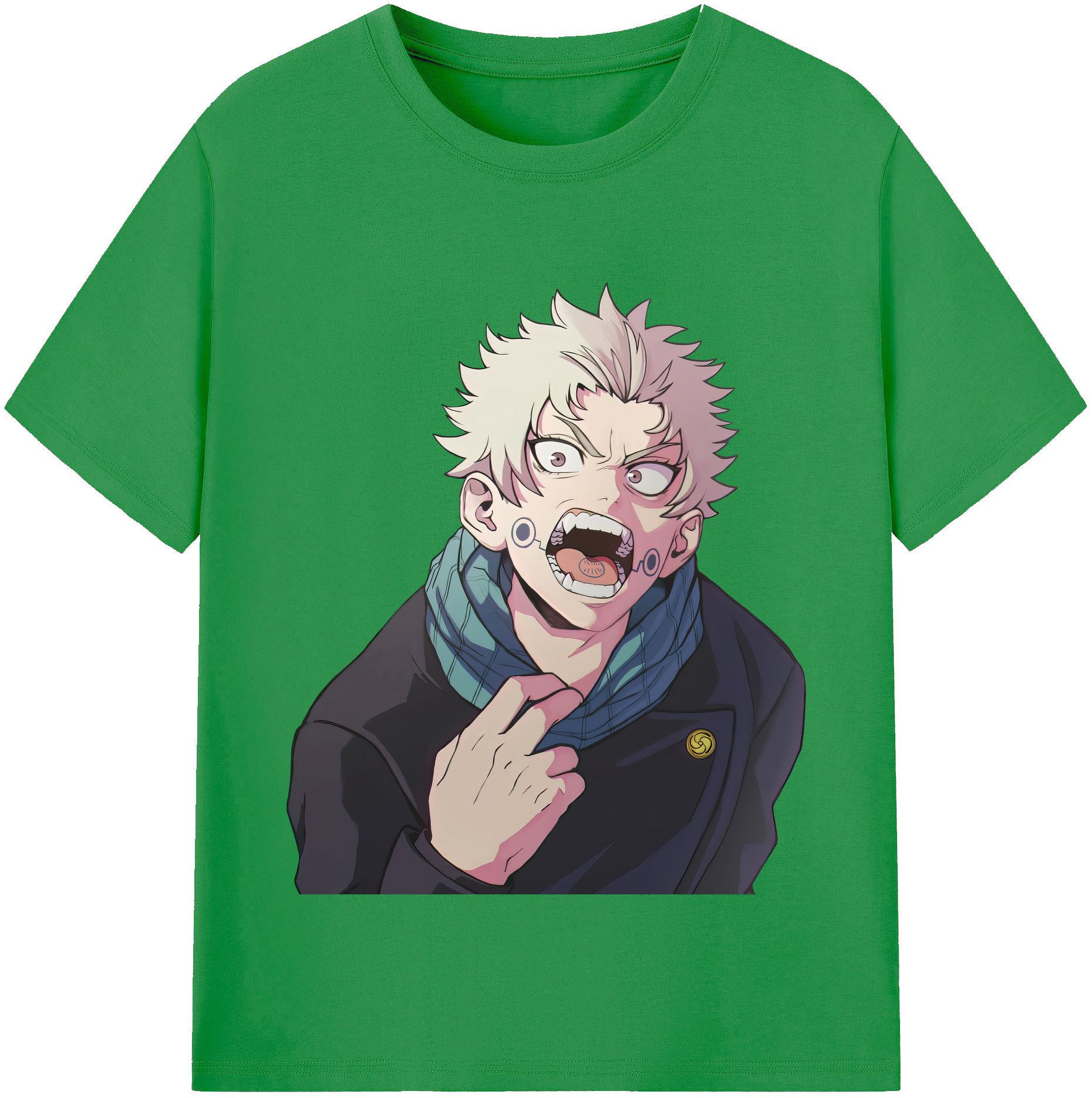 （画像用） 呪術廻戦 Jujutsu Kaisen レディースカジュアルプリントTシャツ（綿100％）