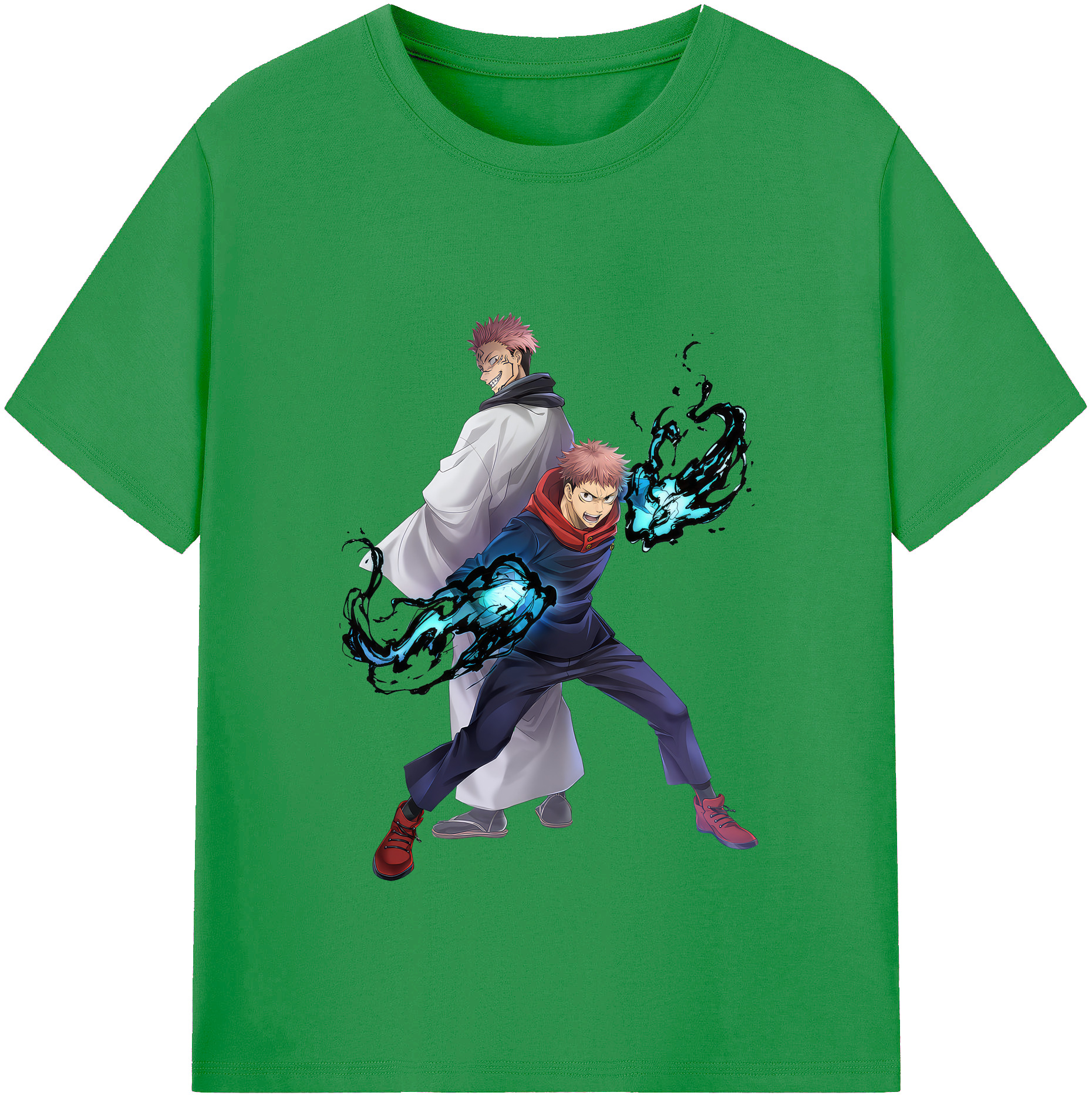 （画像用） 呪術廻戦 Jujutsu Kaisen レディースカジュアルプリントTシャツ（綿100％）