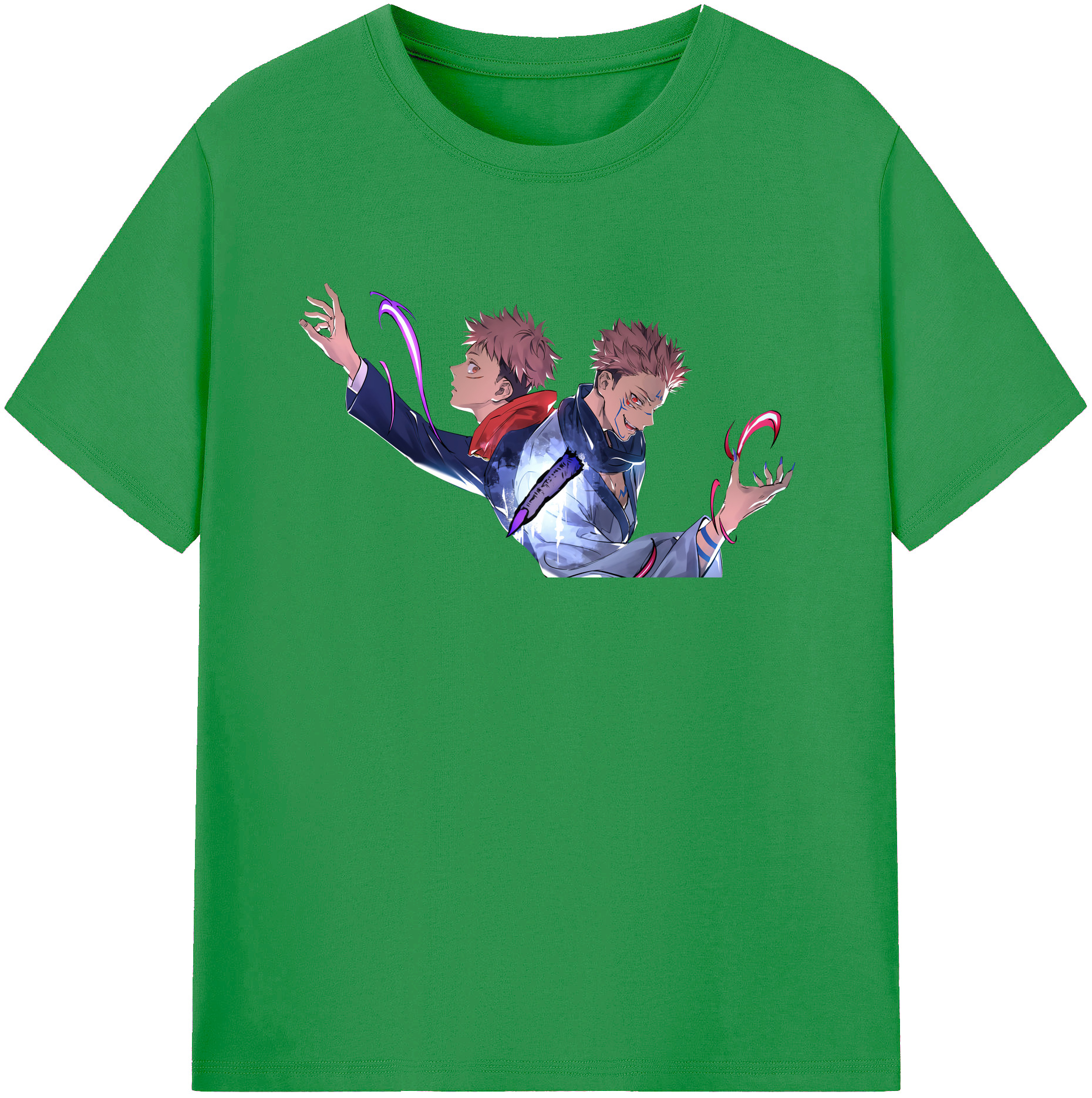 （画像用） 呪術廻戦 Jujutsu Kaisen レディースカジュアルプリントTシャツ（綿100％）