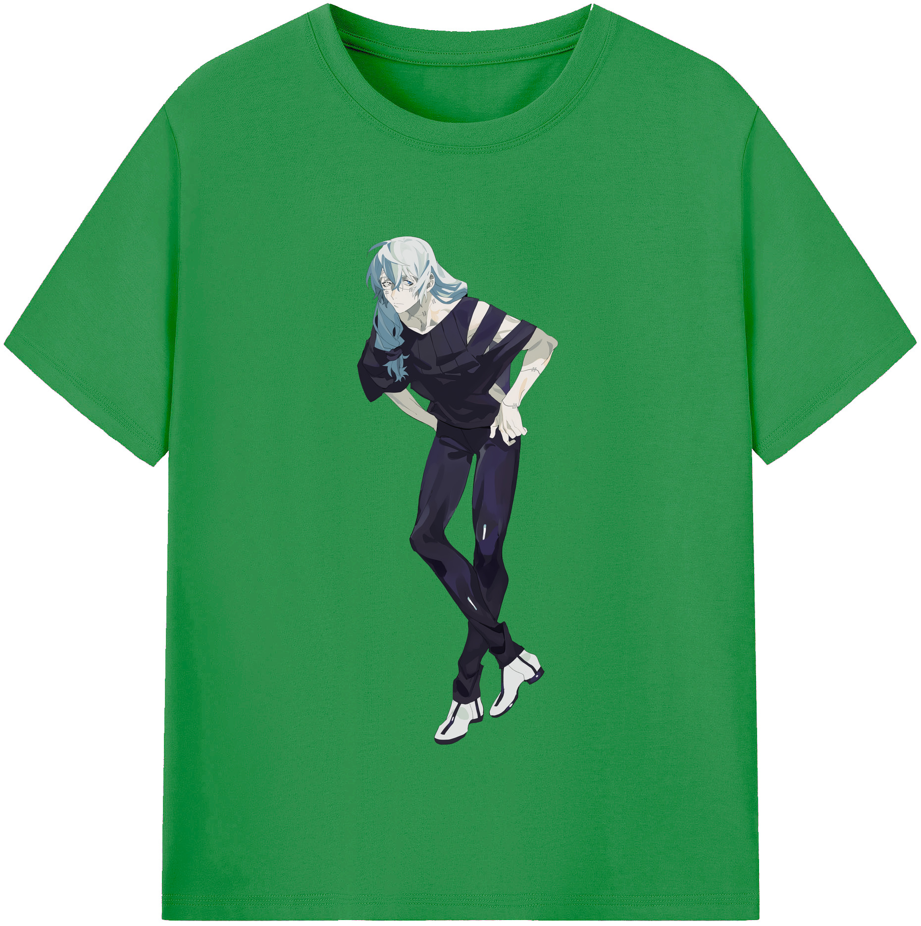 （画像用） 呪術廻戦 Jujutsu Kaisen レディースカジュアルプリントTシャツ（綿100％）