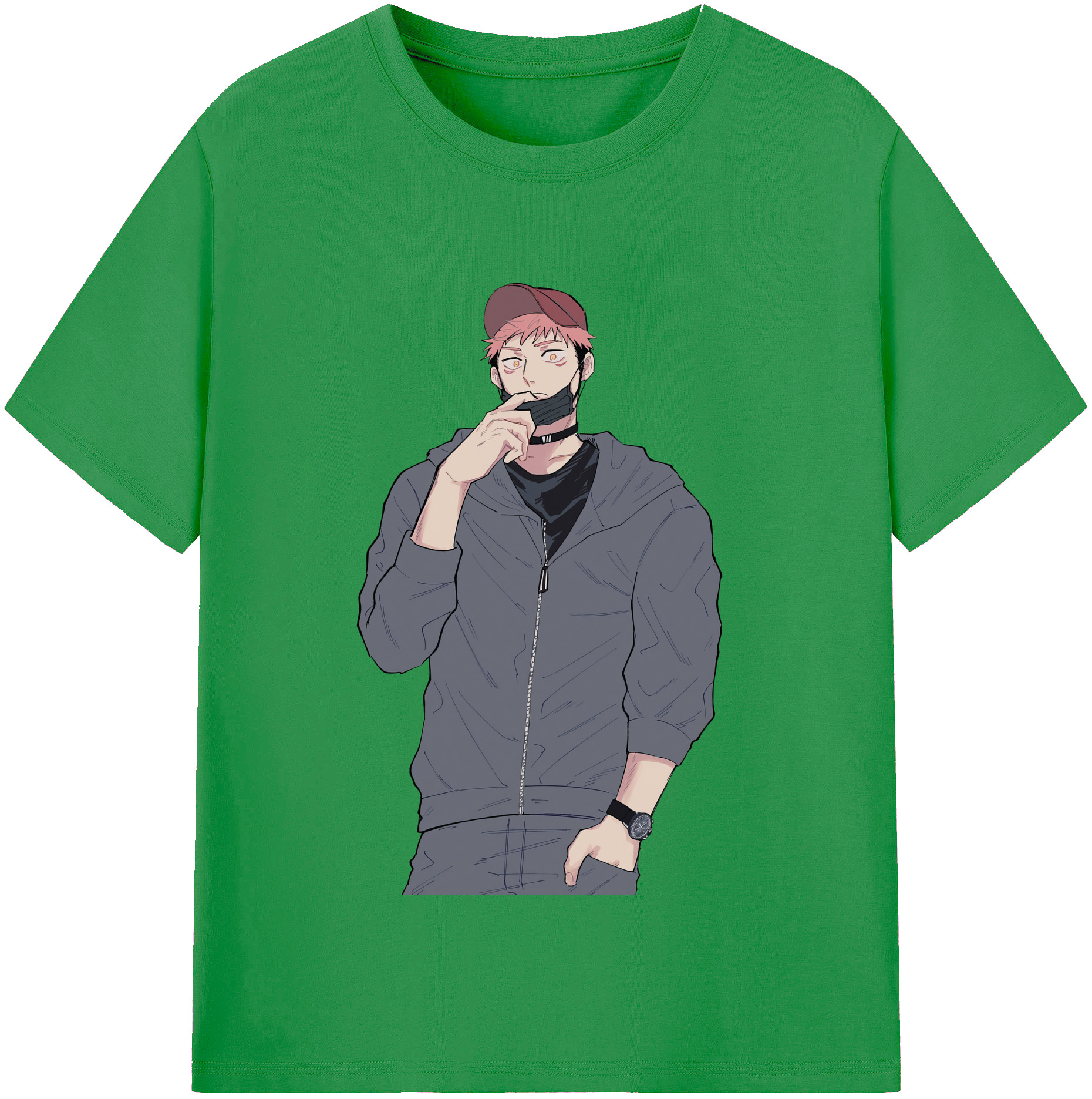 （画像用） 呪術廻戦 Jujutsu Kaisen レディースカジュアルプリントTシャツ（綿100％）