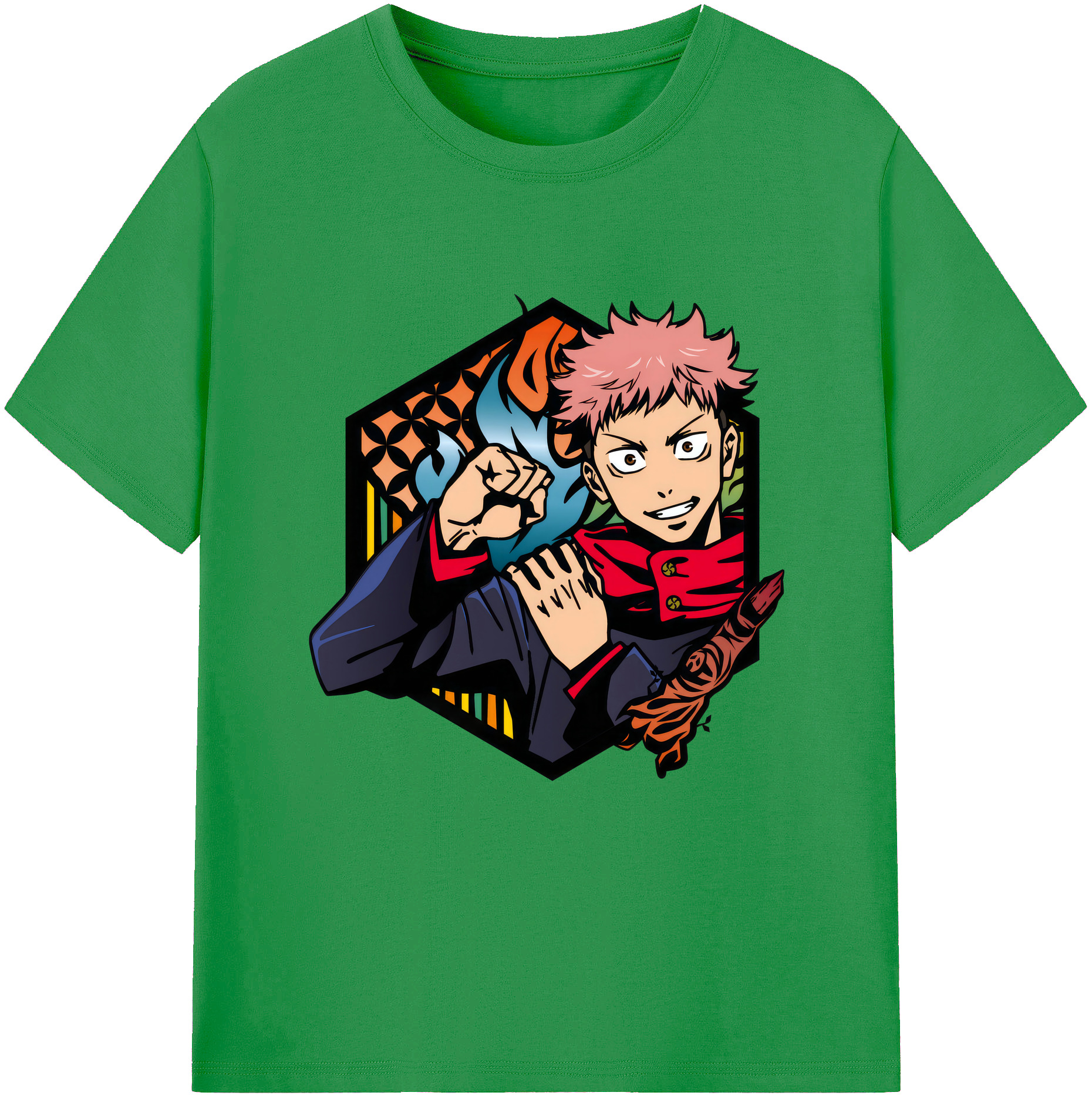 （画像用） 呪術廻戦 Jujutsu Kaisen レディースカジュアルプリントTシャツ（綿100％）