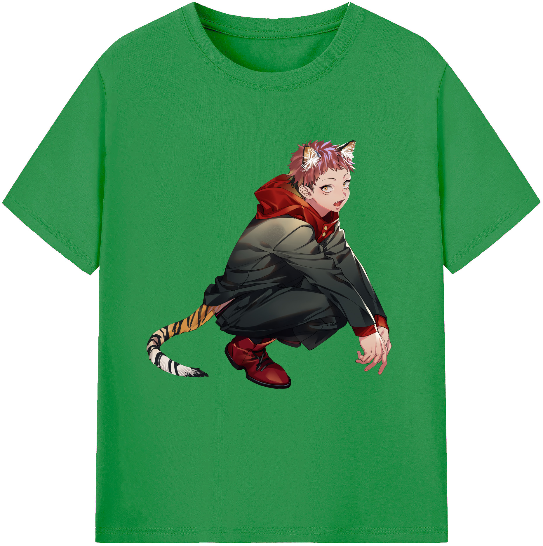 （画像用） 呪術廻戦 Jujutsu Kaisen レディースカジュアルプリントTシャツ（綿100％）