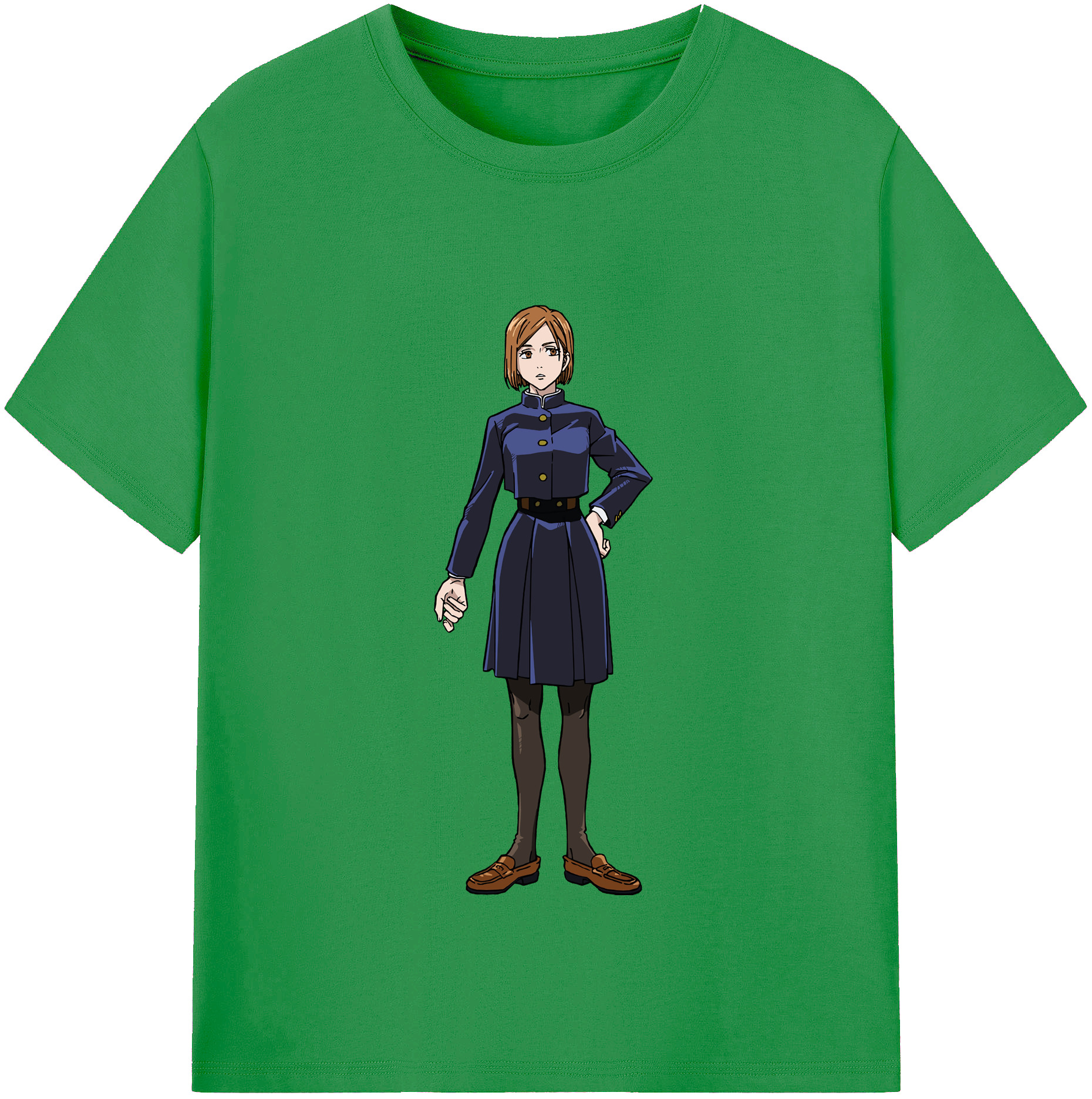 （画像用） 呪術廻戦 Jujutsu Kaisen レディースカジュアルプリントTシャツ（綿100％）