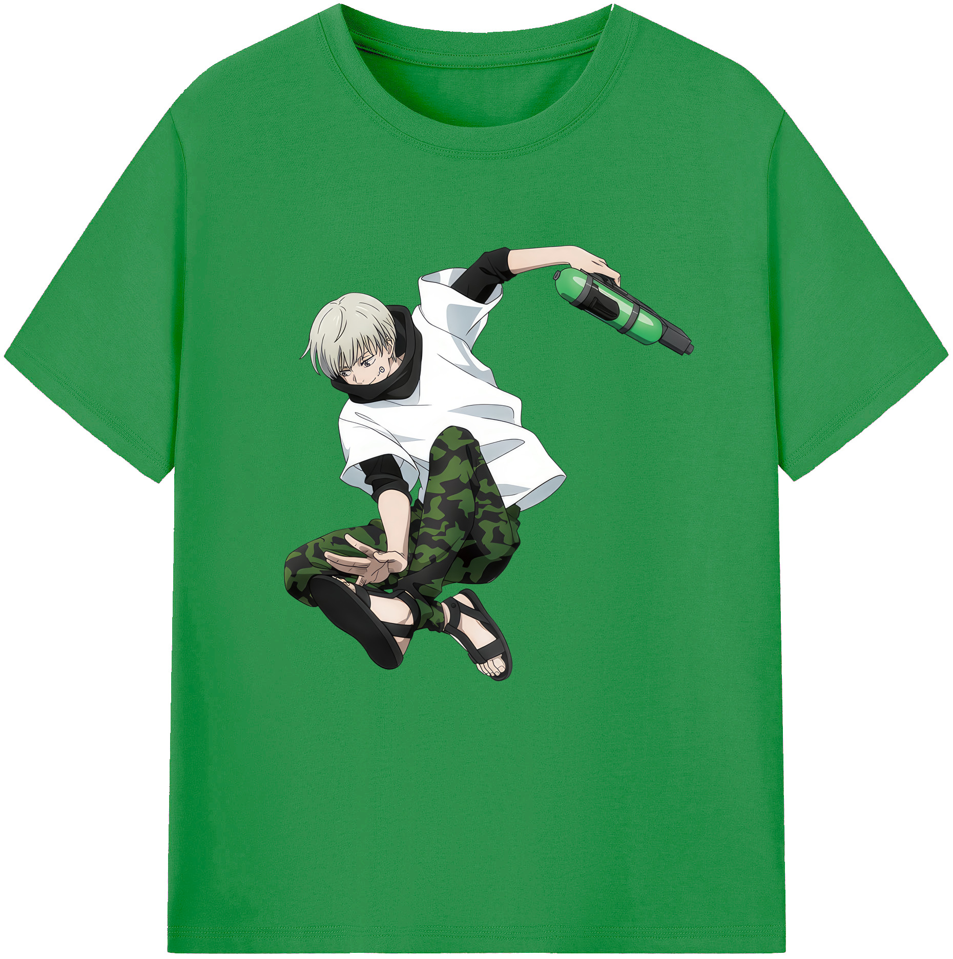 （画像用） 呪術廻戦 Jujutsu Kaisen レディースカジュアルプリントTシャツ（綿100％）