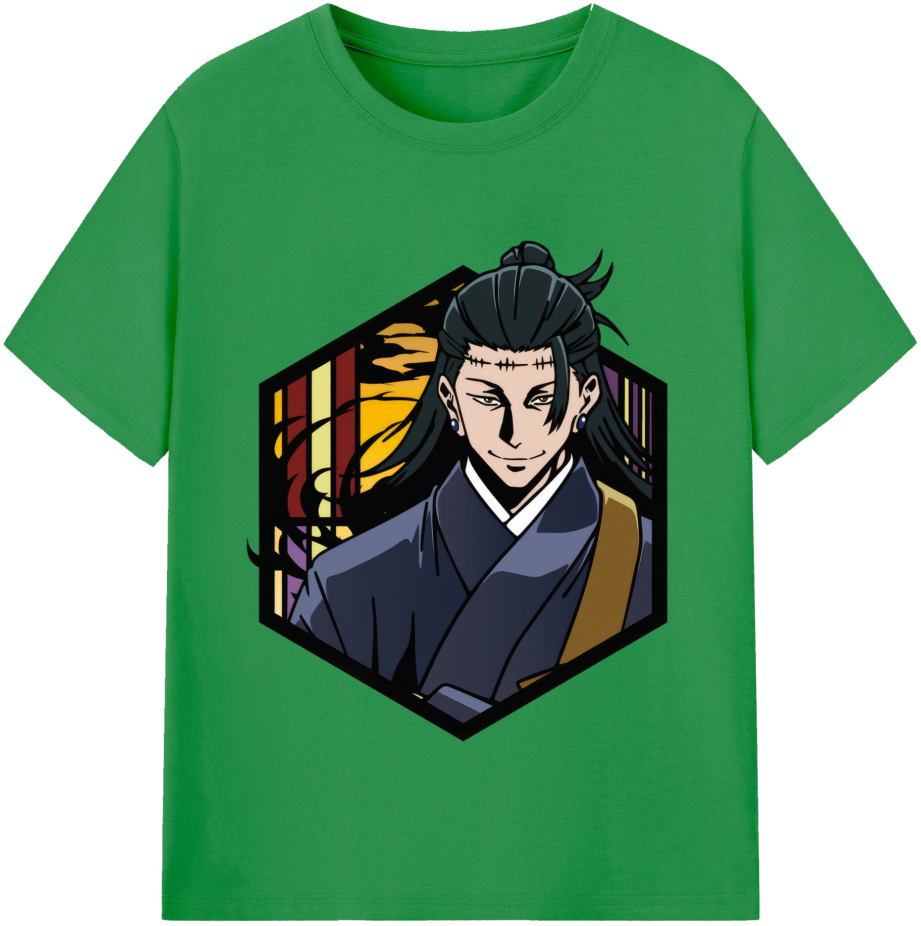 （画像用） 呪術廻戦 Jujutsu Kaisen レディースカジュアルプリントTシャツ（綿100％）