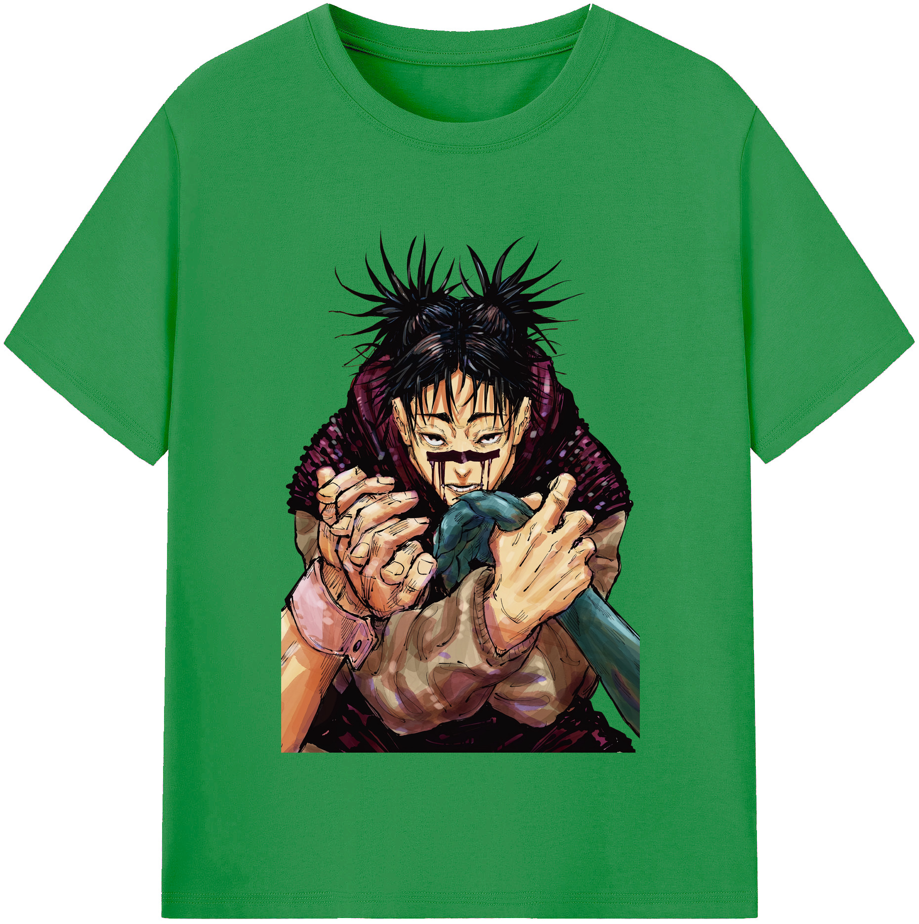 （画像用） 呪術廻戦 Jujutsu Kaisen レディースカジュアルプリントTシャツ（綿100％）