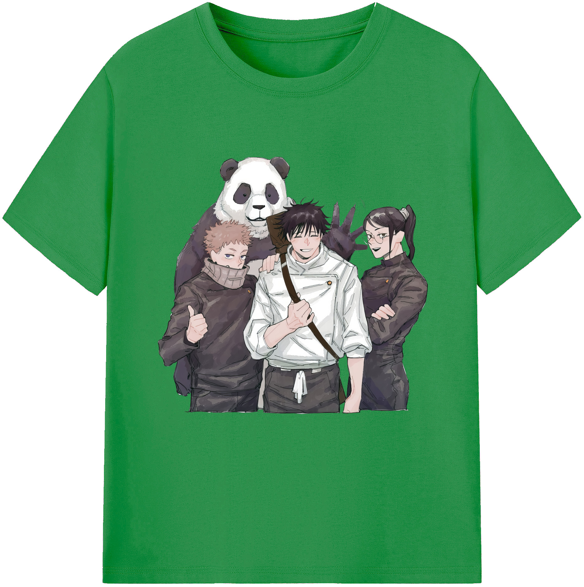 （画像用） 呪術廻戦 Jujutsu Kaisen レディースカジュアルプリントTシャツ（綿100％）