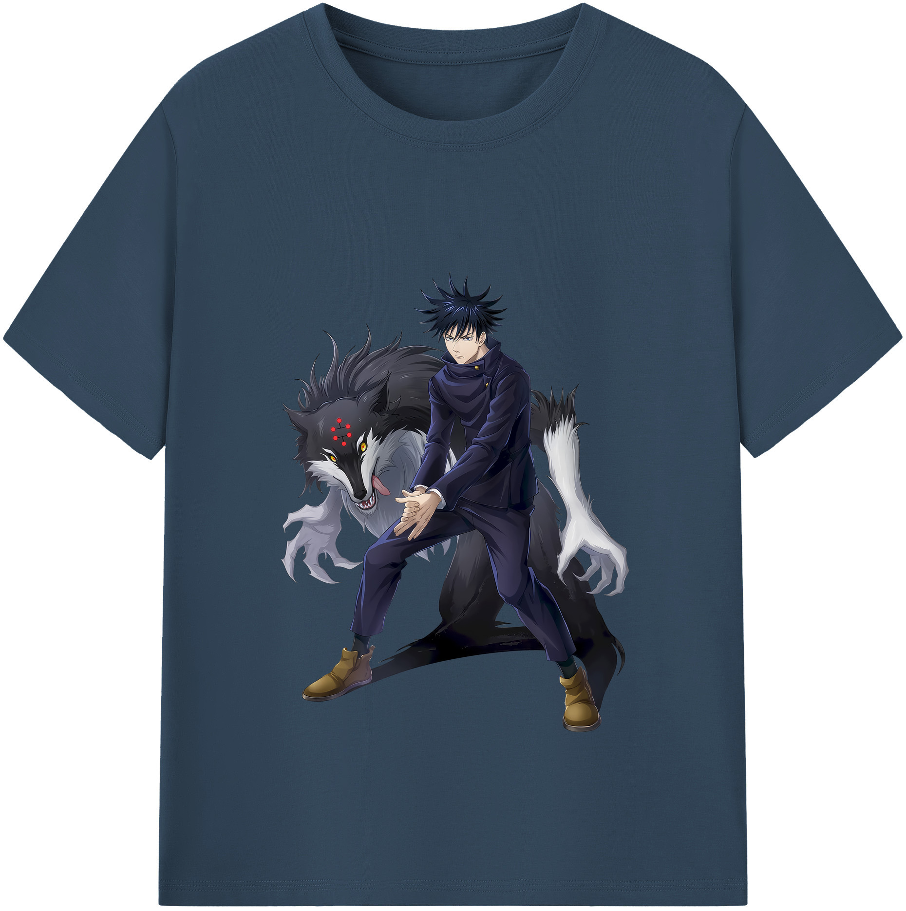 （画像用） 呪術廻戦 Jujutsu Kaisen レディースカジュアルプリントTシャツ（綿100％）