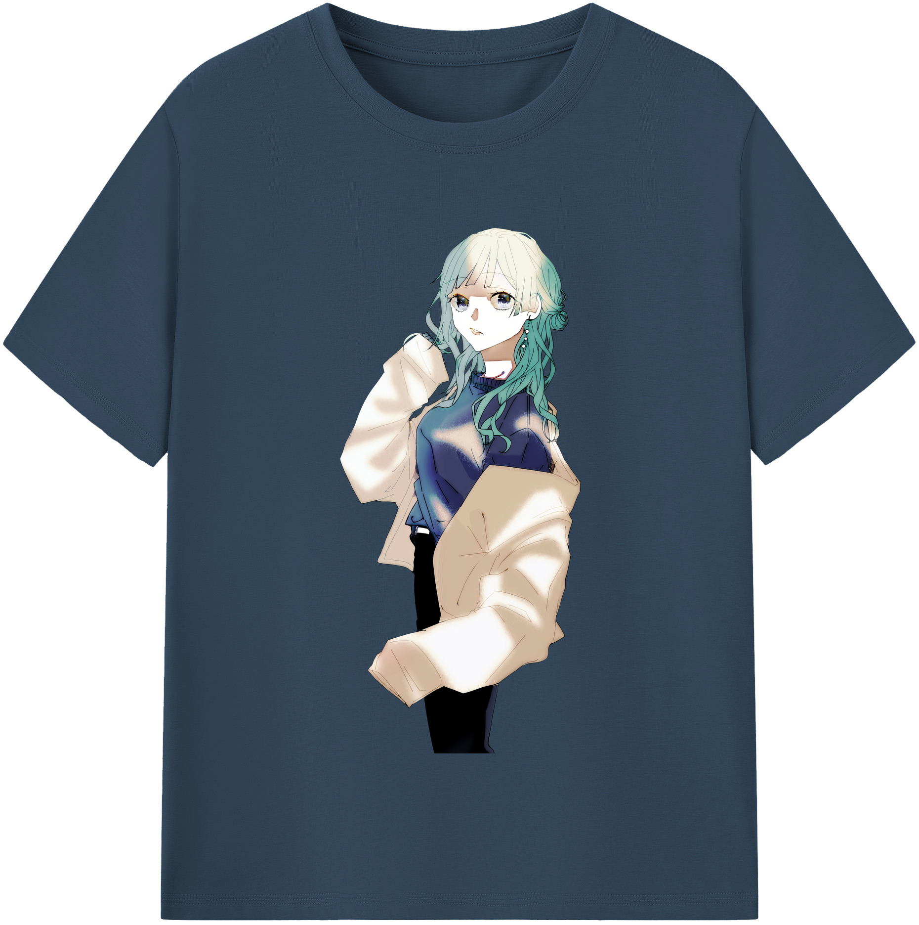 （画像用） 呪術廻戦 Jujutsu Kaisen レディースカジュアルプリントTシャツ（綿100％）