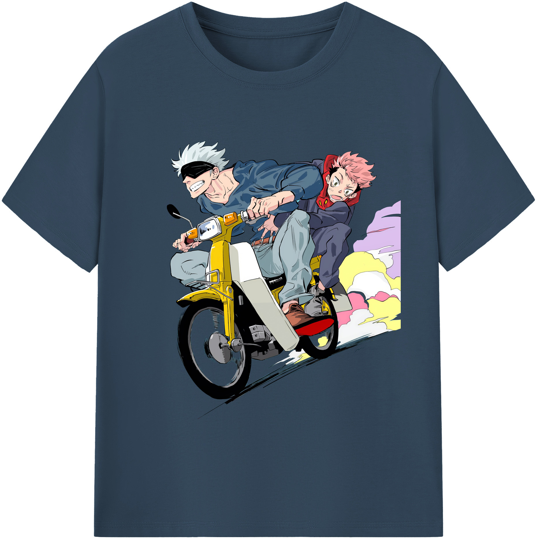 （画像用） 呪術廻戦 Jujutsu Kaisen レディースカジュアルプリントTシャツ（綿100％）