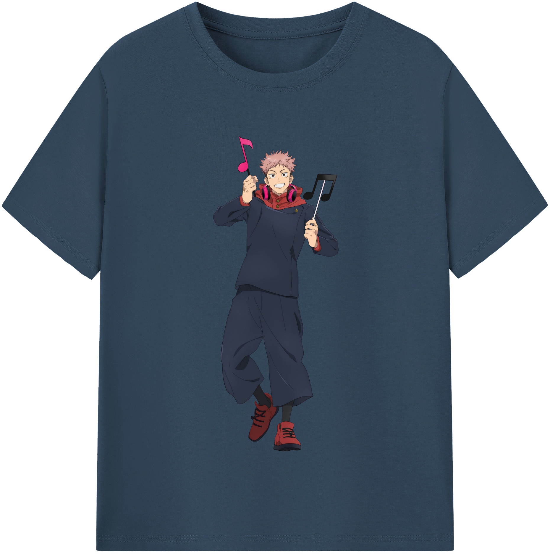 （画像用） 呪術廻戦 Jujutsu Kaisen レディースカジュアルプリントTシャツ（綿100％）