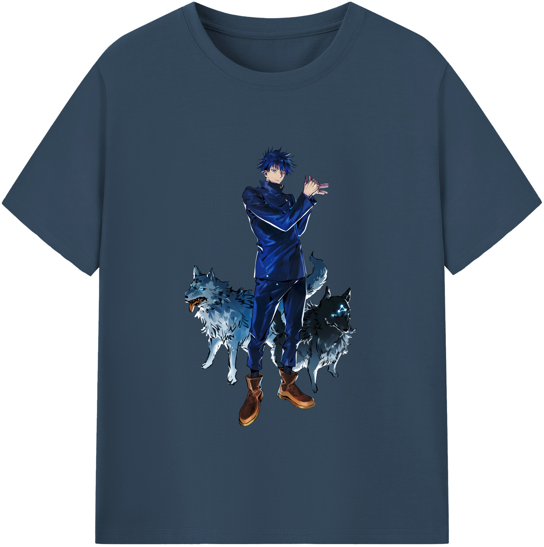 （画像用） 呪術廻戦 Jujutsu Kaisen レディースカジュアルプリントTシャツ（綿100％）