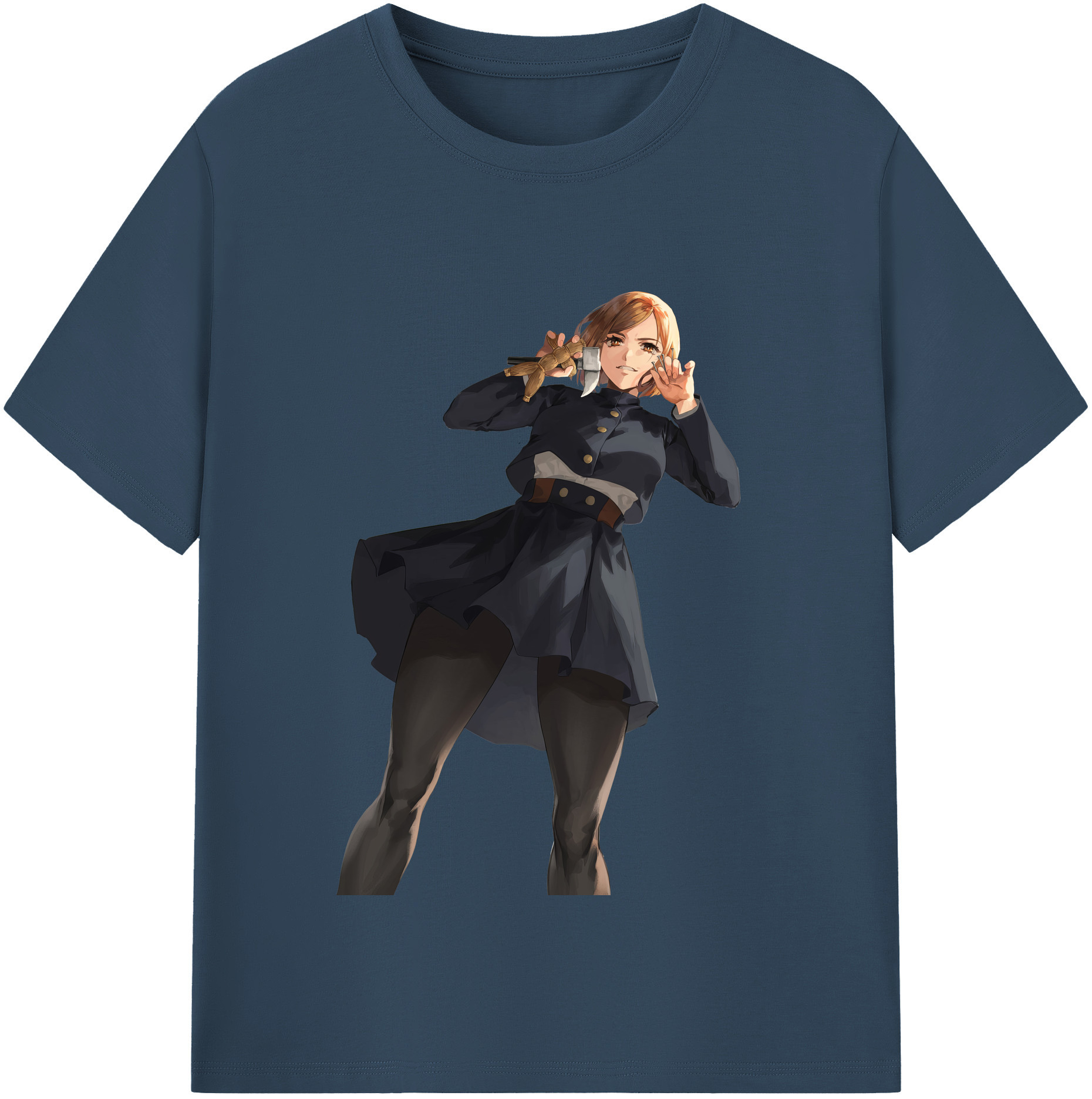 （画像用） 呪術廻戦 Jujutsu Kaisen レディースカジュアルプリントTシャツ（綿100％）