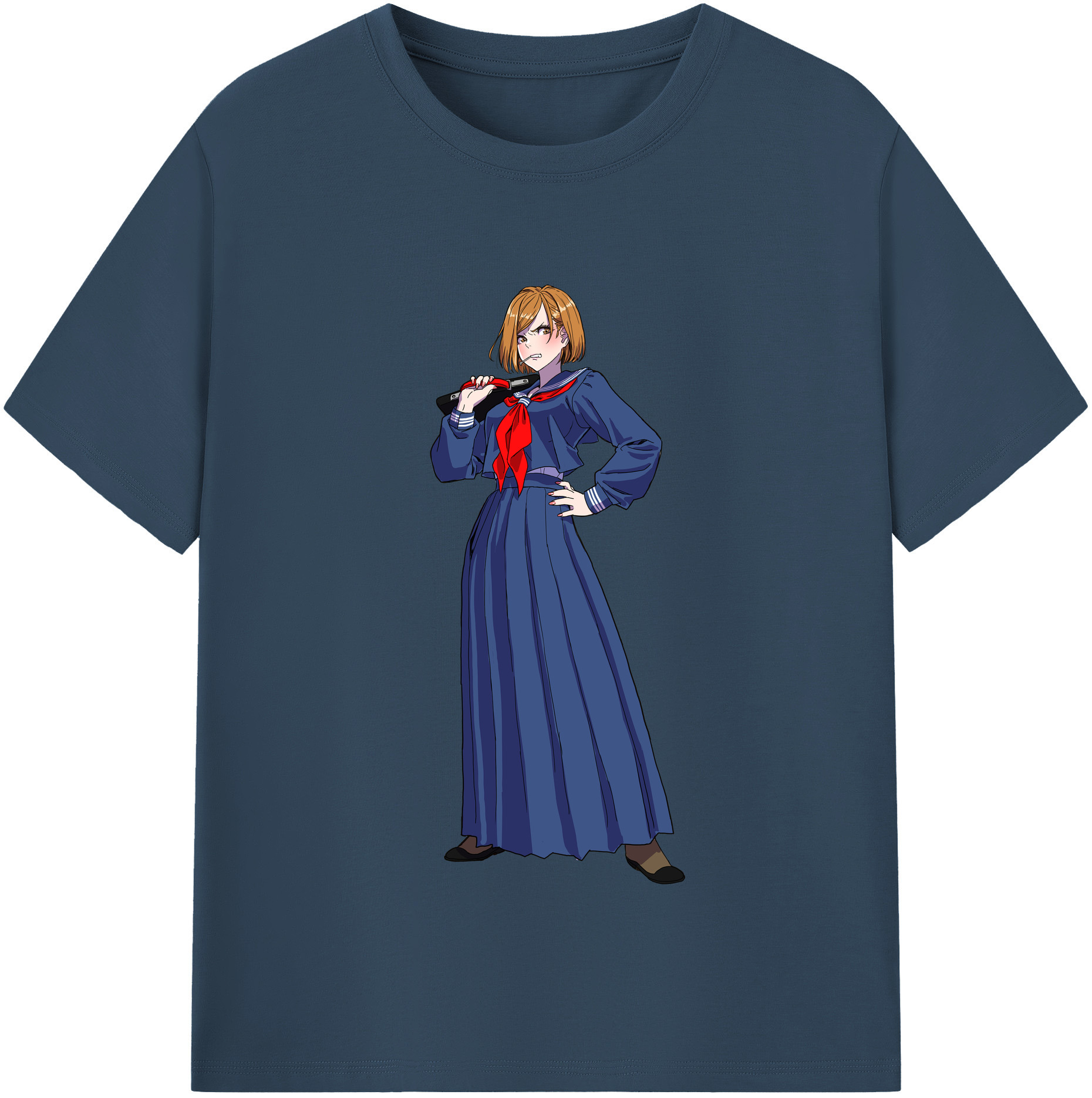 （画像用） 呪術廻戦 Jujutsu Kaisen レディースカジュアルプリントTシャツ（綿100％）