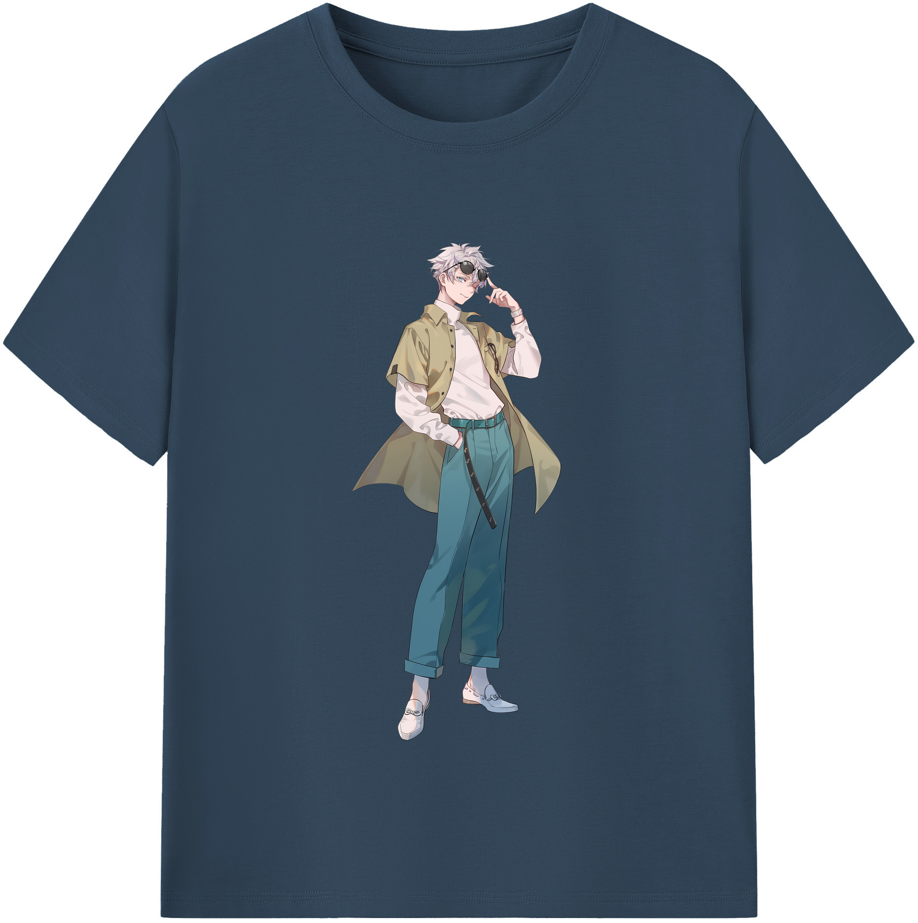 （画像用） 呪術廻戦 Jujutsu Kaisen レディースカジュアルプリントTシャツ（綿100％）